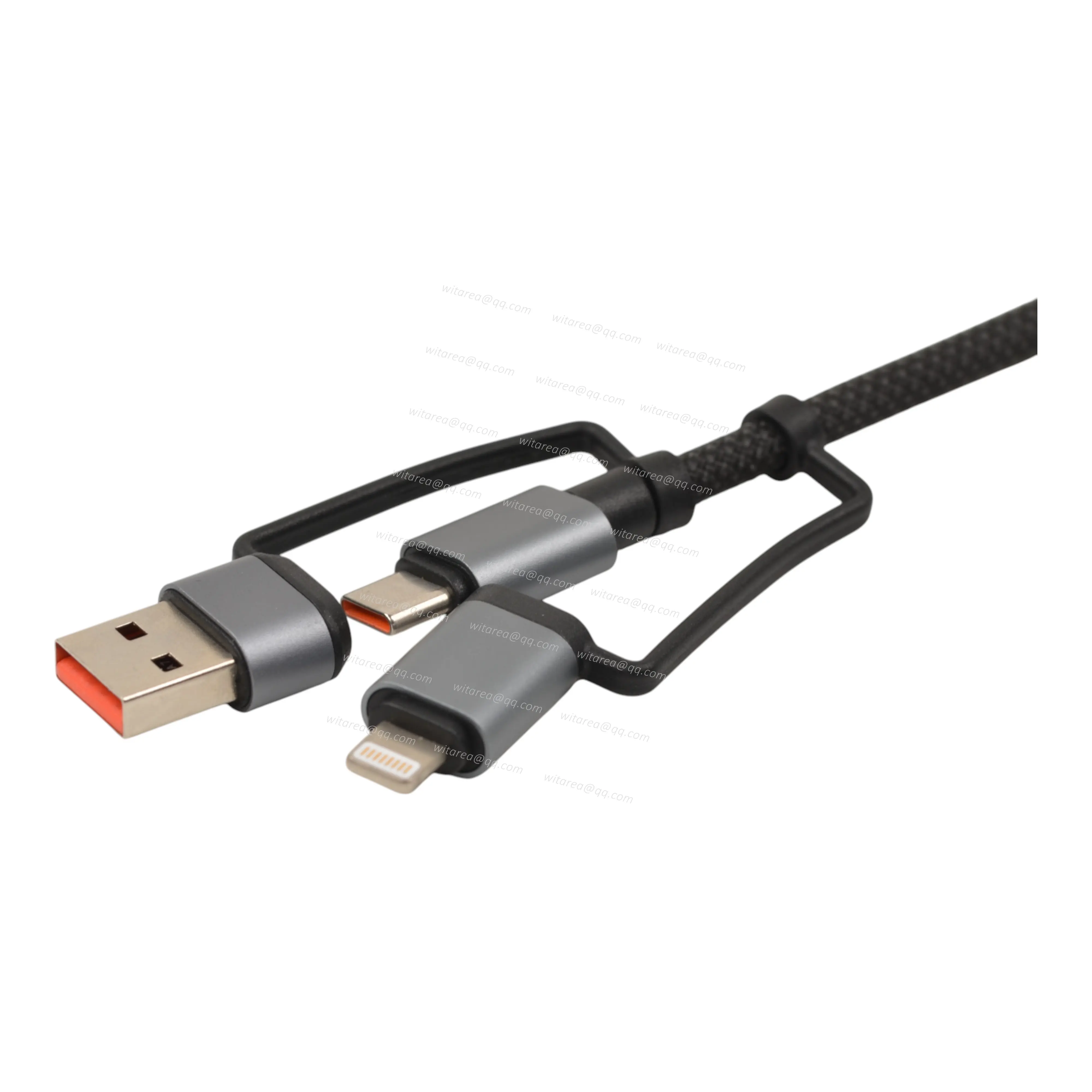 6 in 1 USB C Cable with LED Flashlight and Electric Lighter