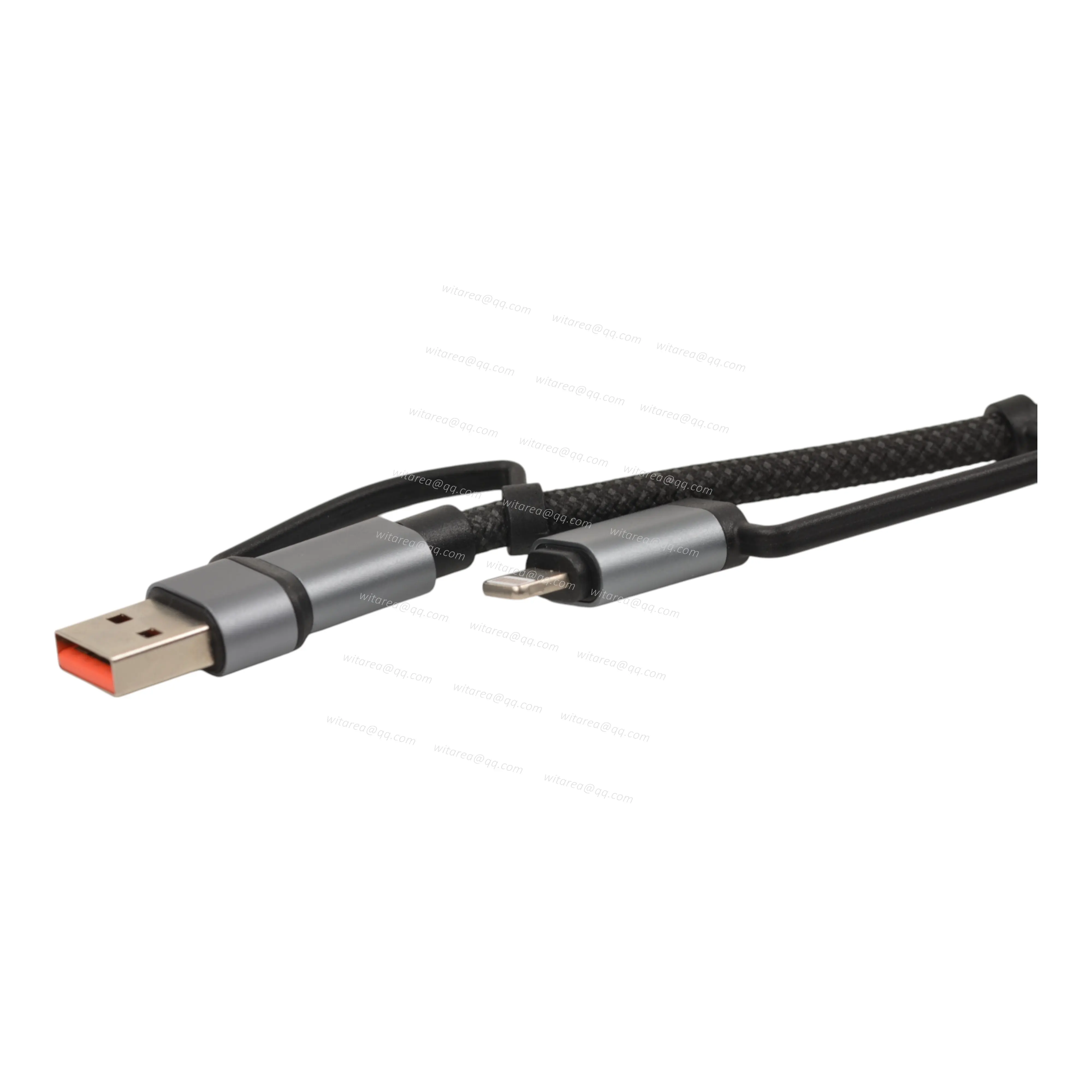 6 in 1 USB C Cable with LED Flashlight and Electric Lighter