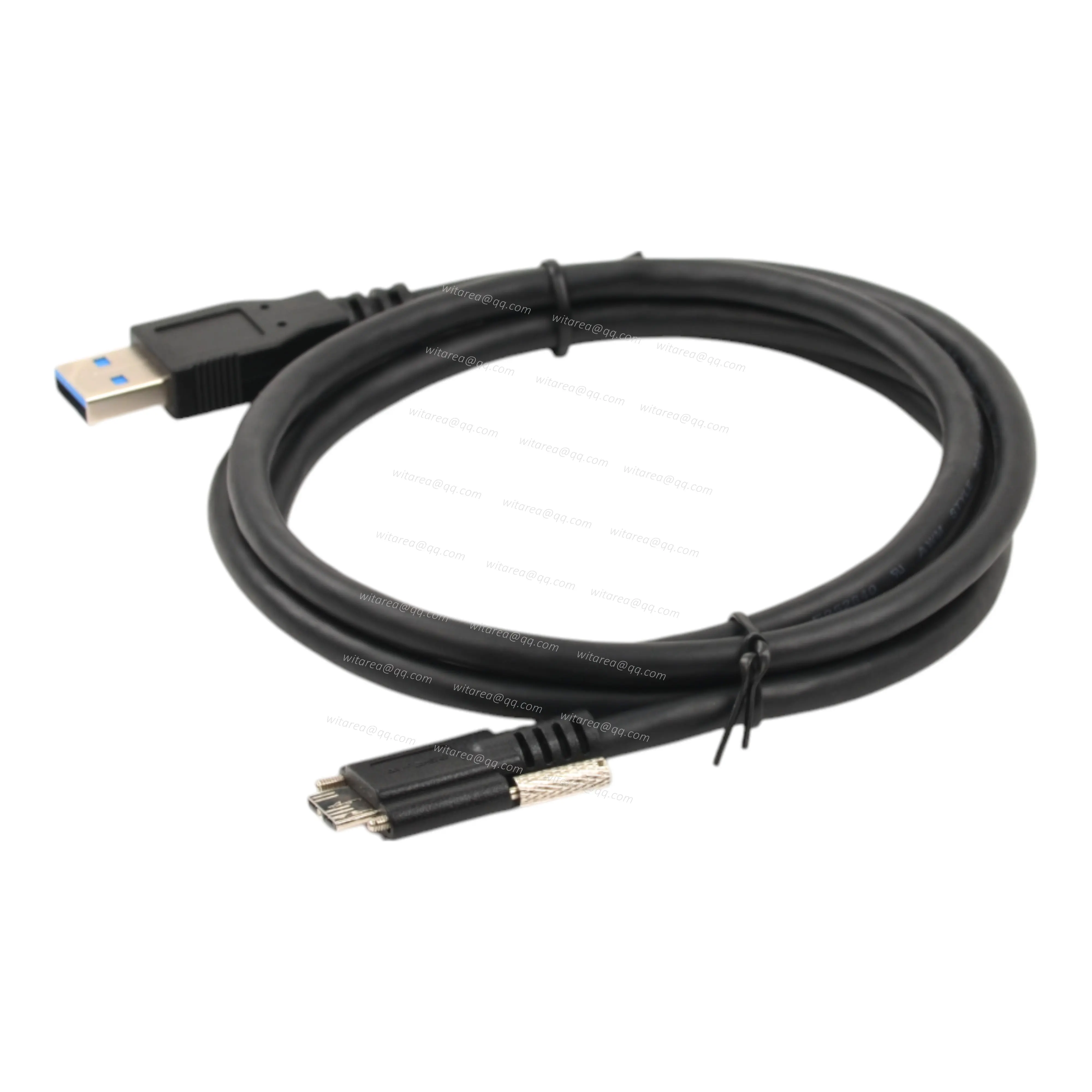 USB 3.0 A/M to USB 3.0 Micro B/M with Dual Screw Lock Camera 3M Cable
