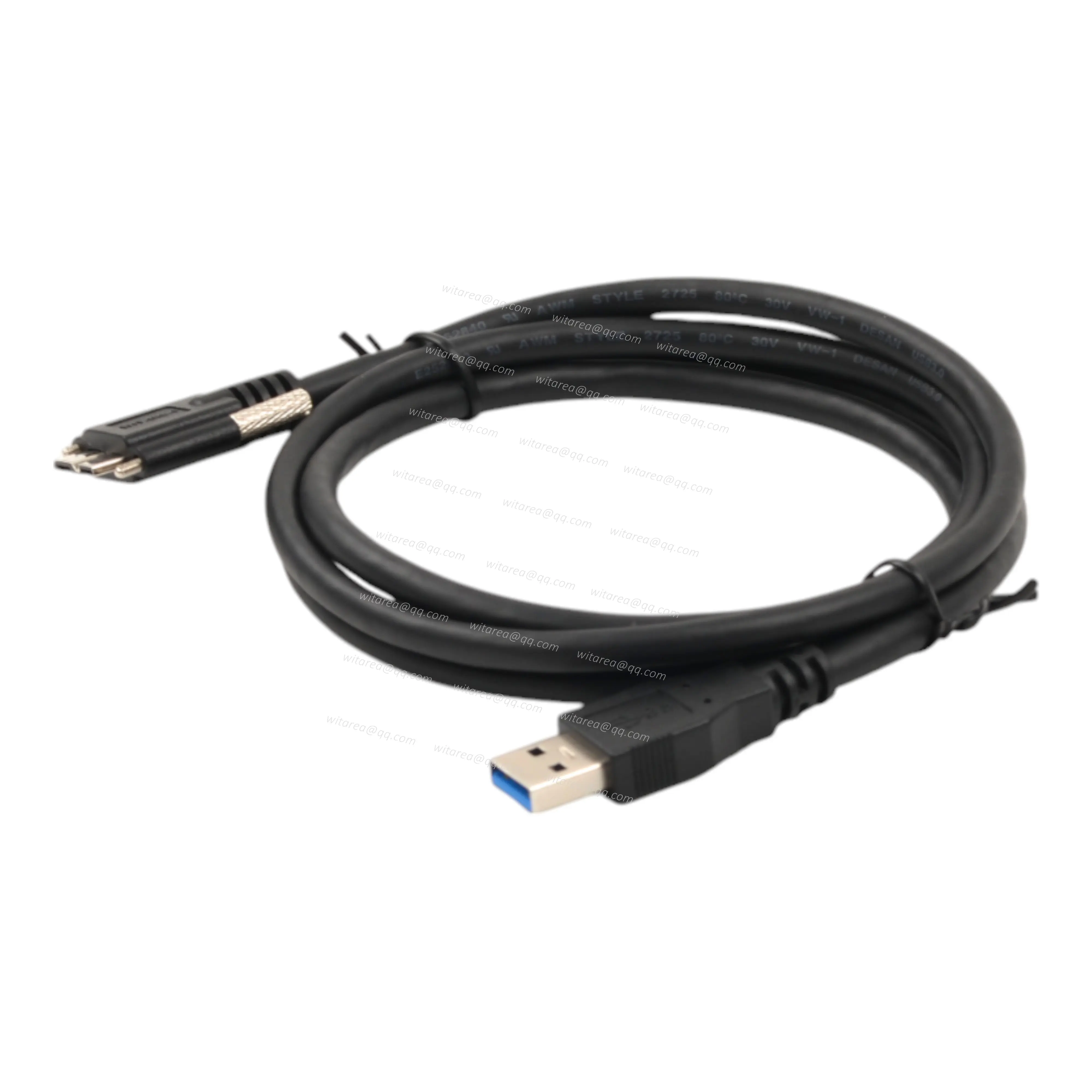 USB 3.0 A/M to USB 3.0 Micro B/M with Dual Screw Lock Camera 3M Cable