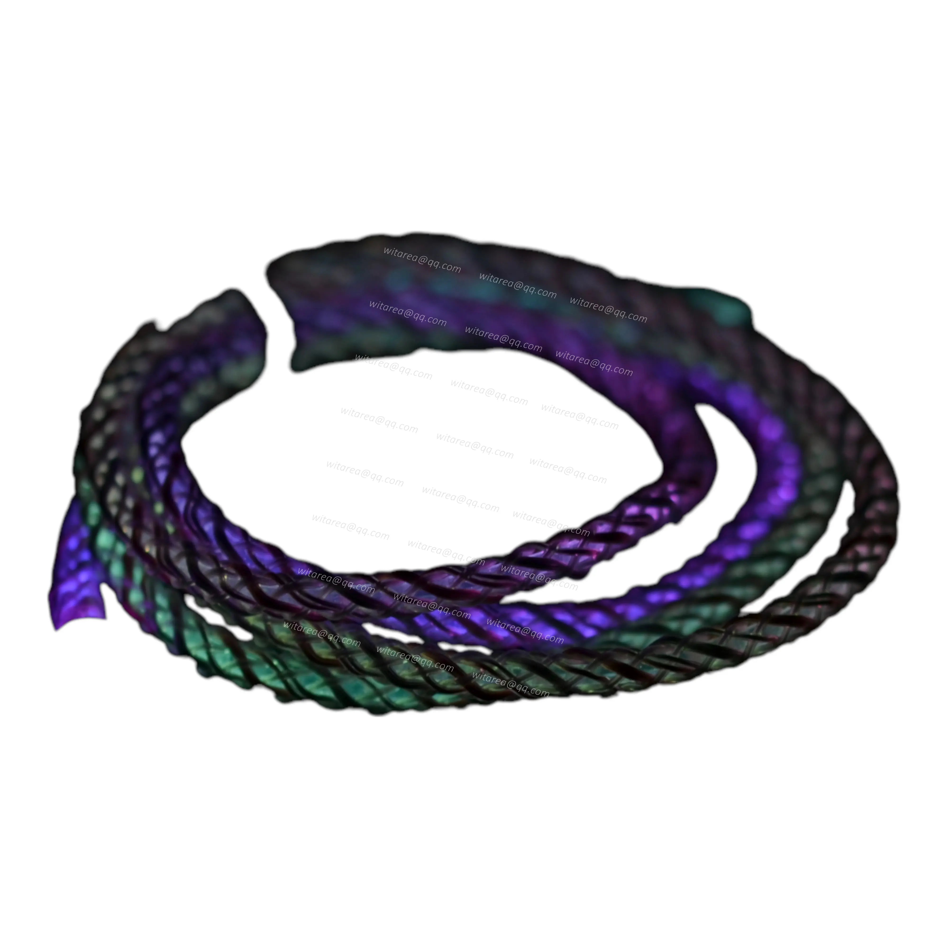 60W Fast Charge TYPE C to TYPE C RGB Light Cable Flow Luminous Cable