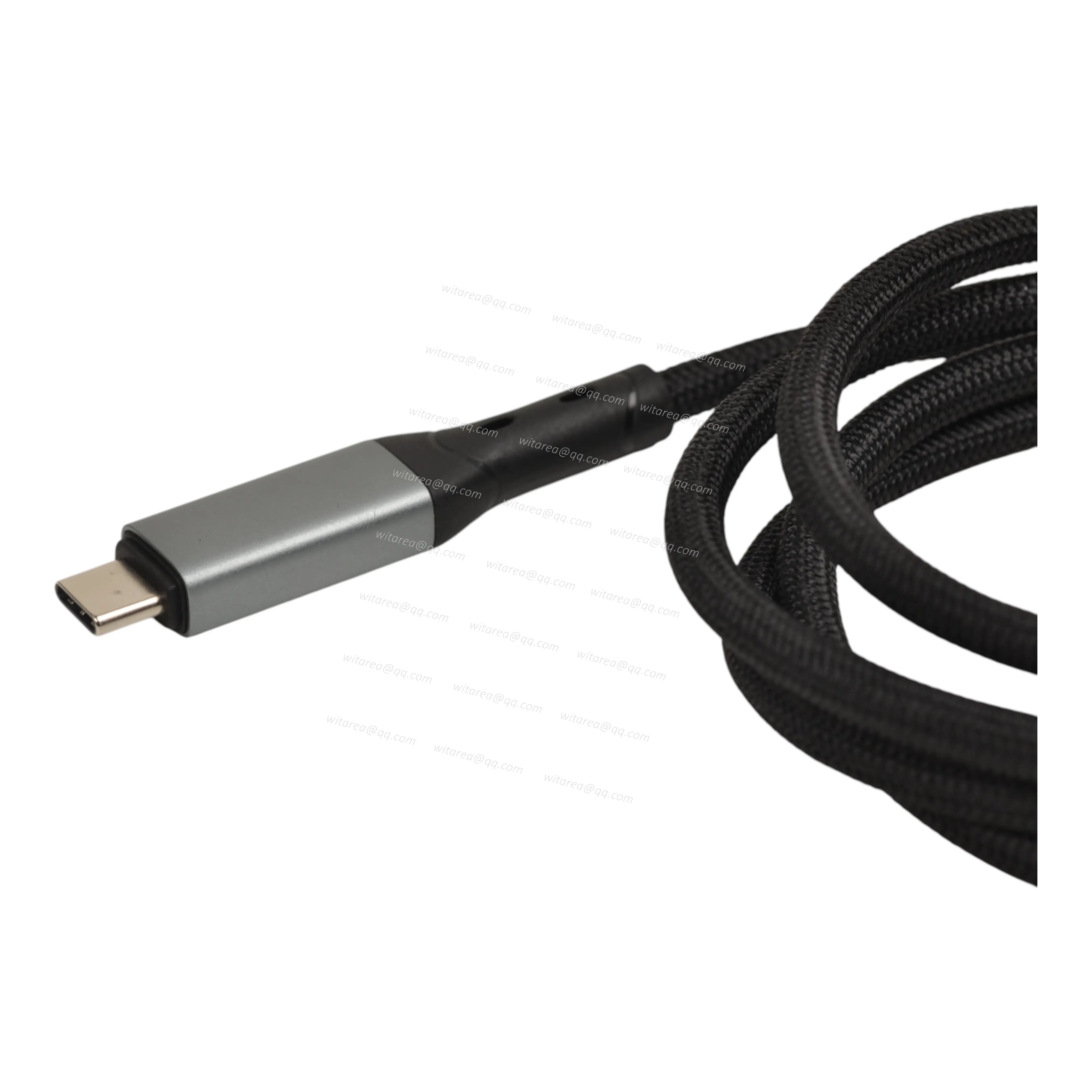 USB4.0 Type C to Type C cable with fabric braiding