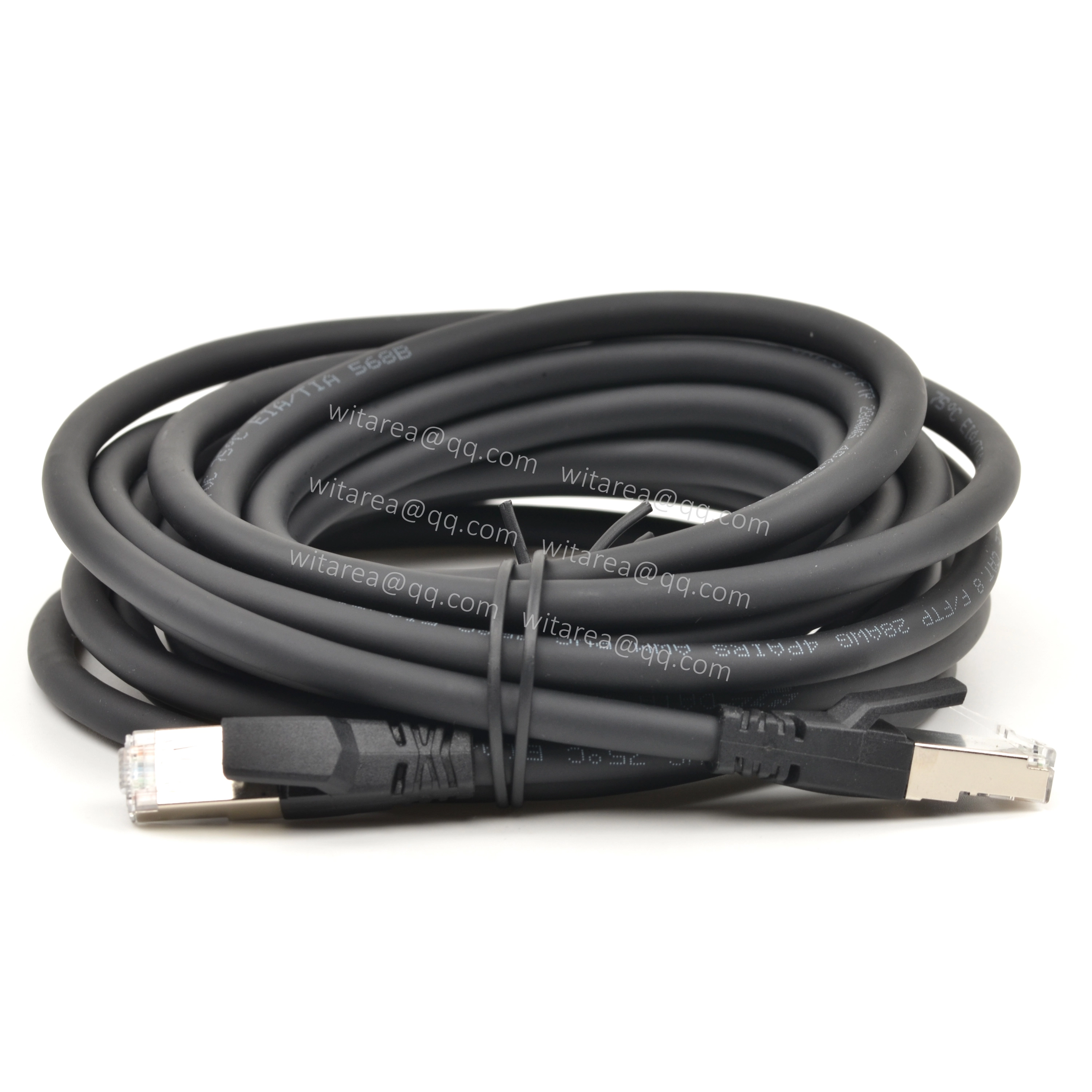 Professional Shielded CAT 8 RJ45 Cable , Custom Category 8 25 to 40GigE ...