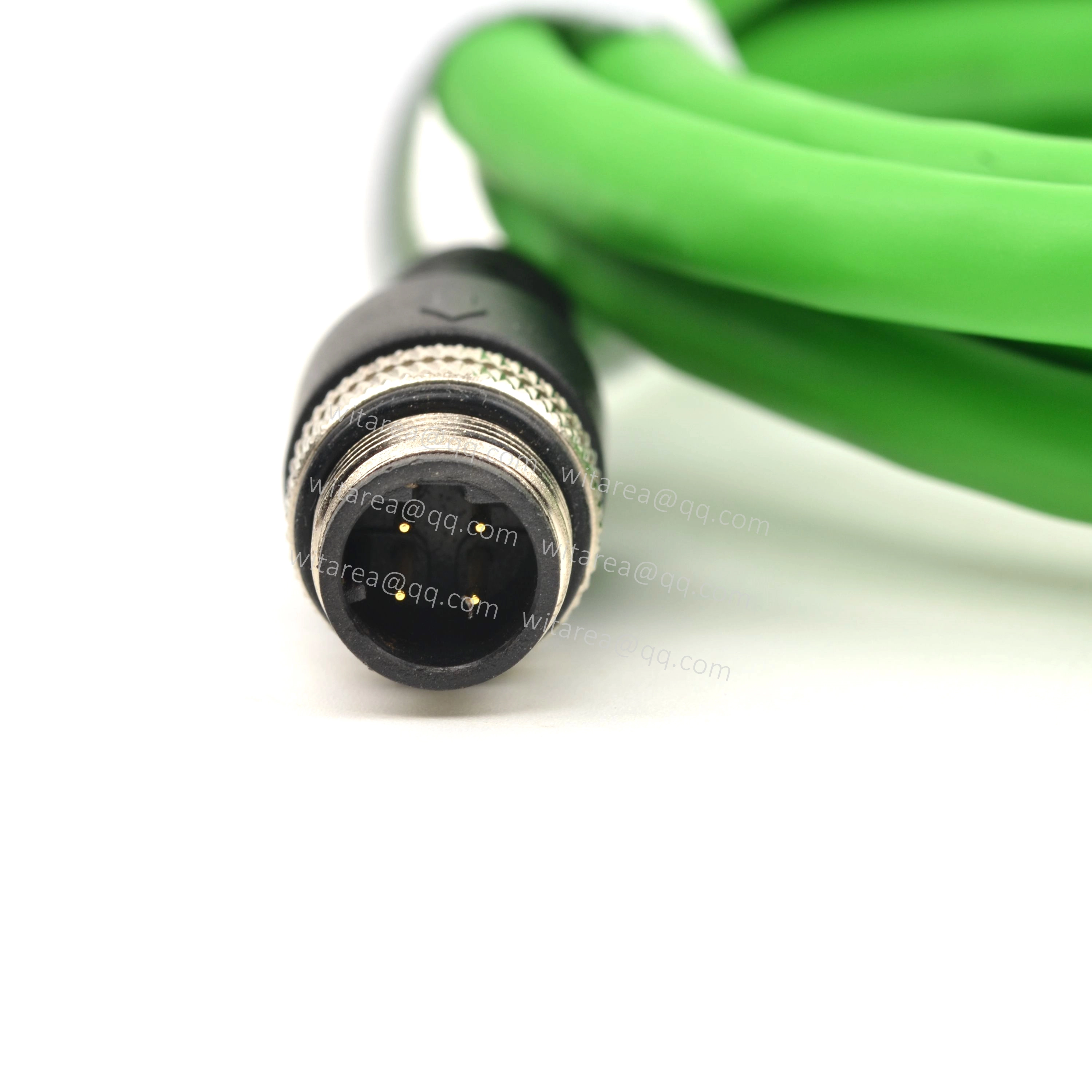 M12 4pin male to RJ45 male connector cable