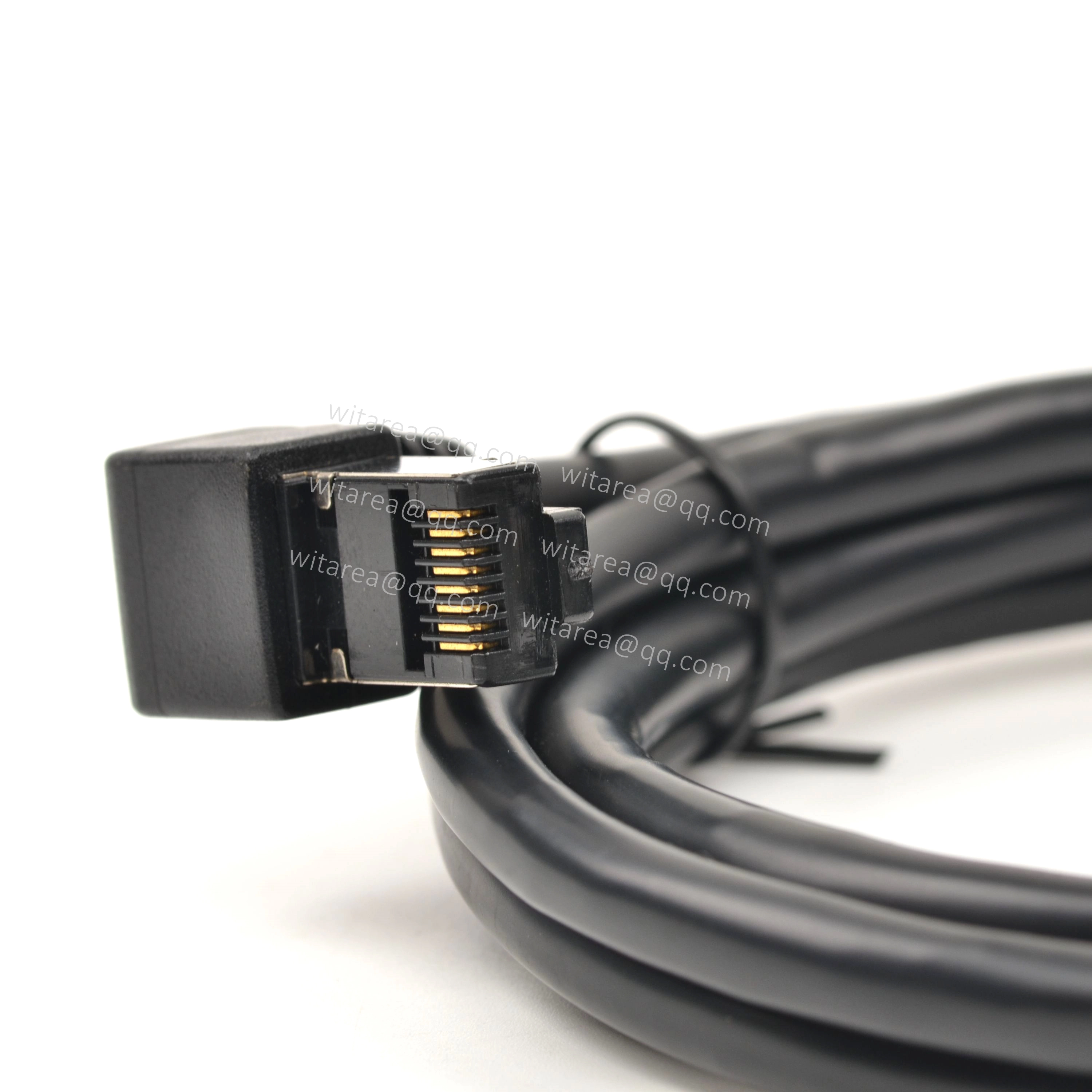 RJ45 Network Cable Cat.6A S/FTP Straight To Up/ Down Angled