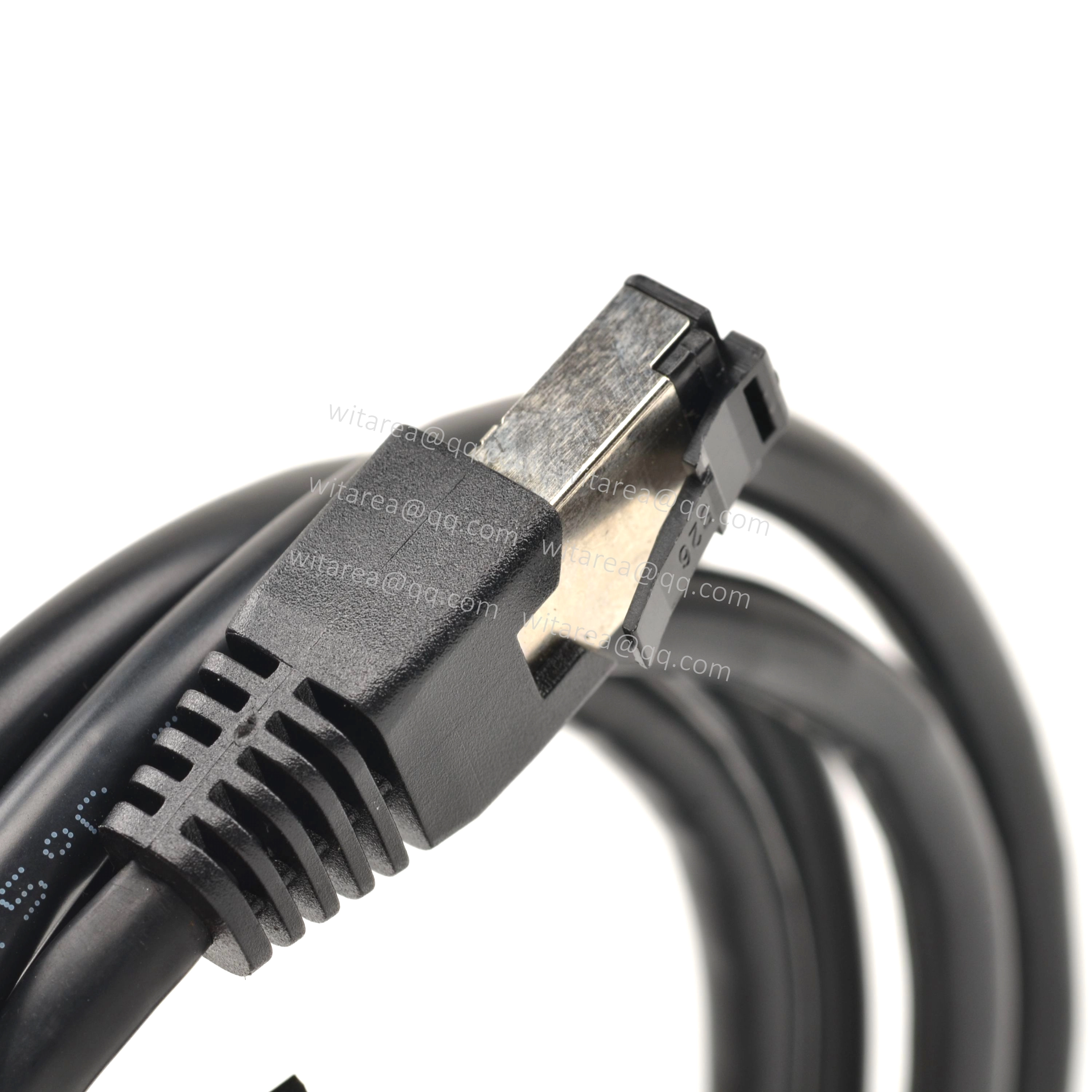RJ45 Network Cable Cat.6A S/FTP Straight To Up/ Down Angled