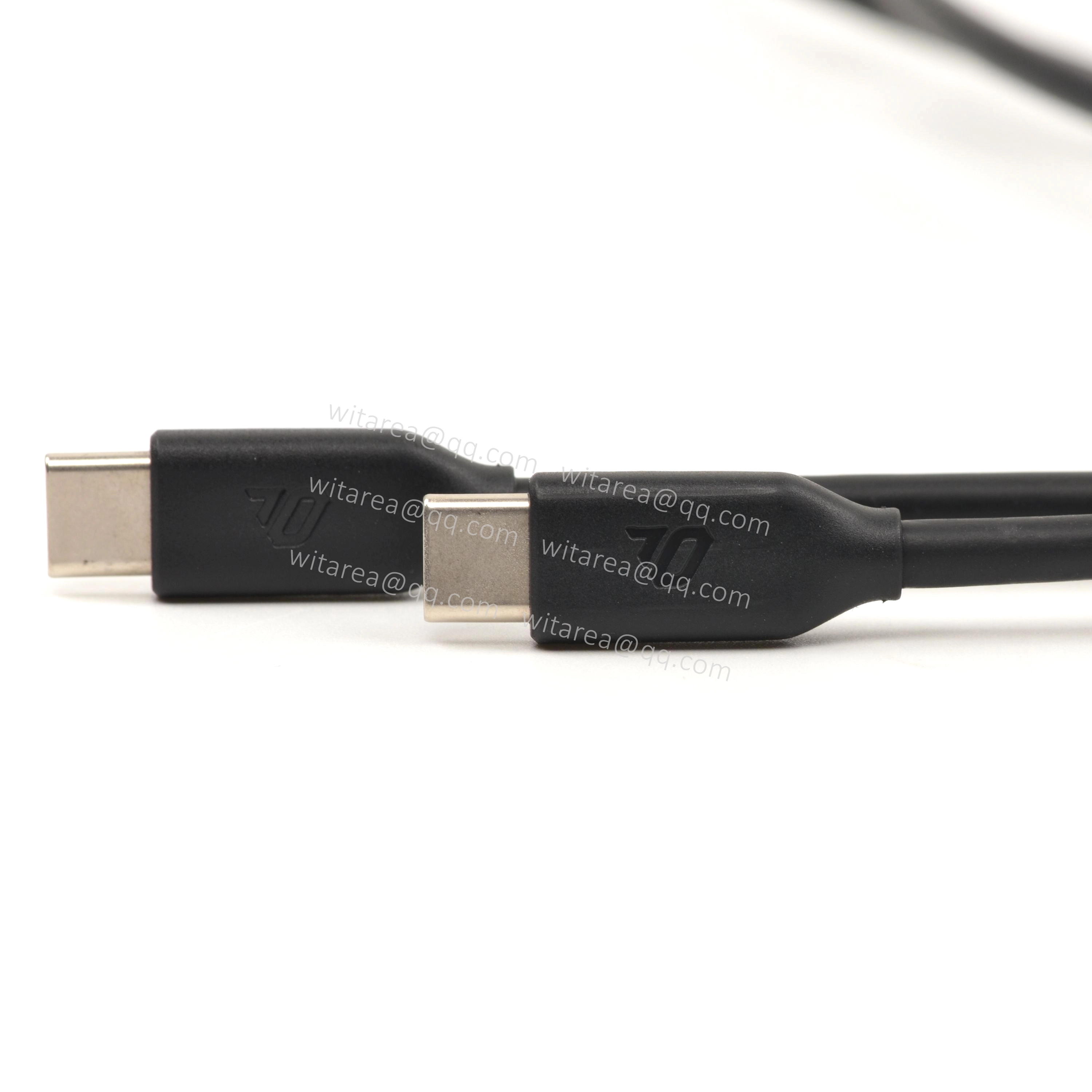 Customized USB2.0 Type C to C Cables with Logo Imprinted