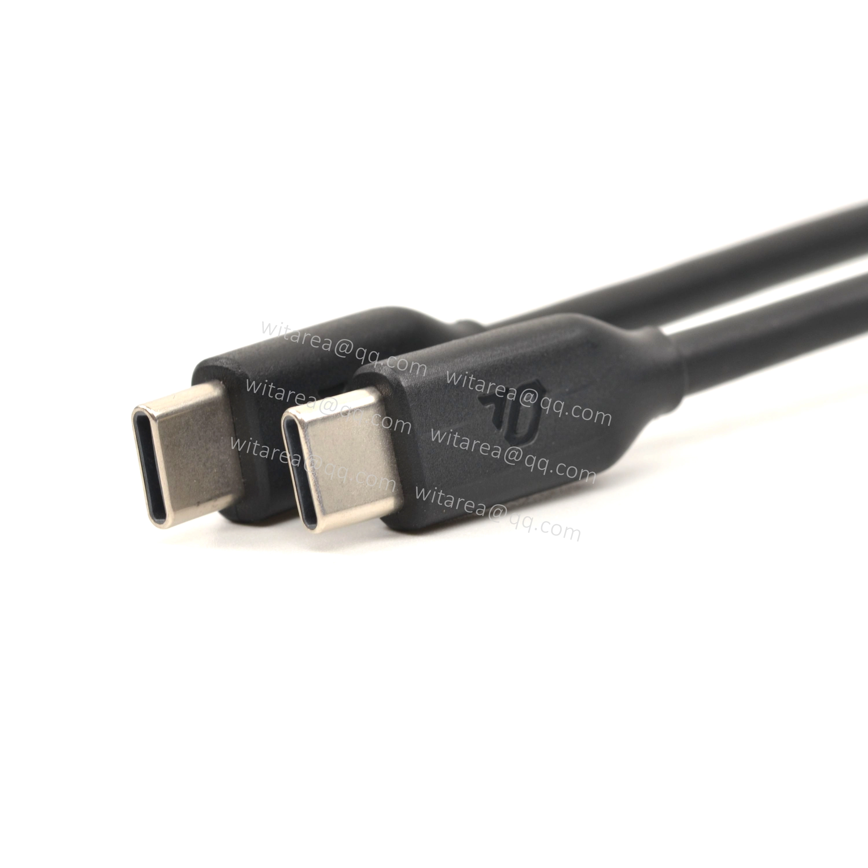 Customized USB2.0 Type C to C Cables with Logo Imprinted