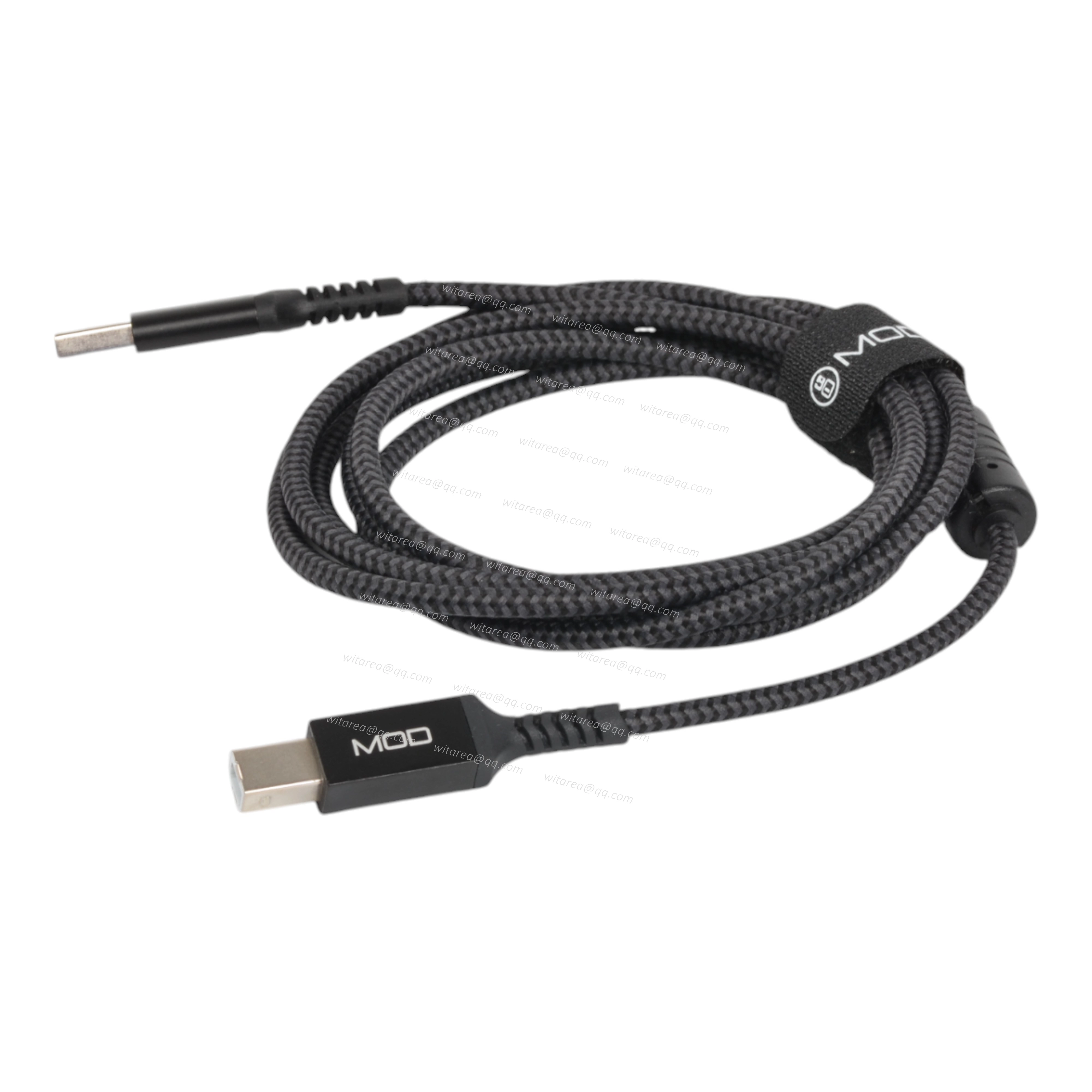Fabric USB 2.0 AM TO BM Printer Cable With Ferrite Fead