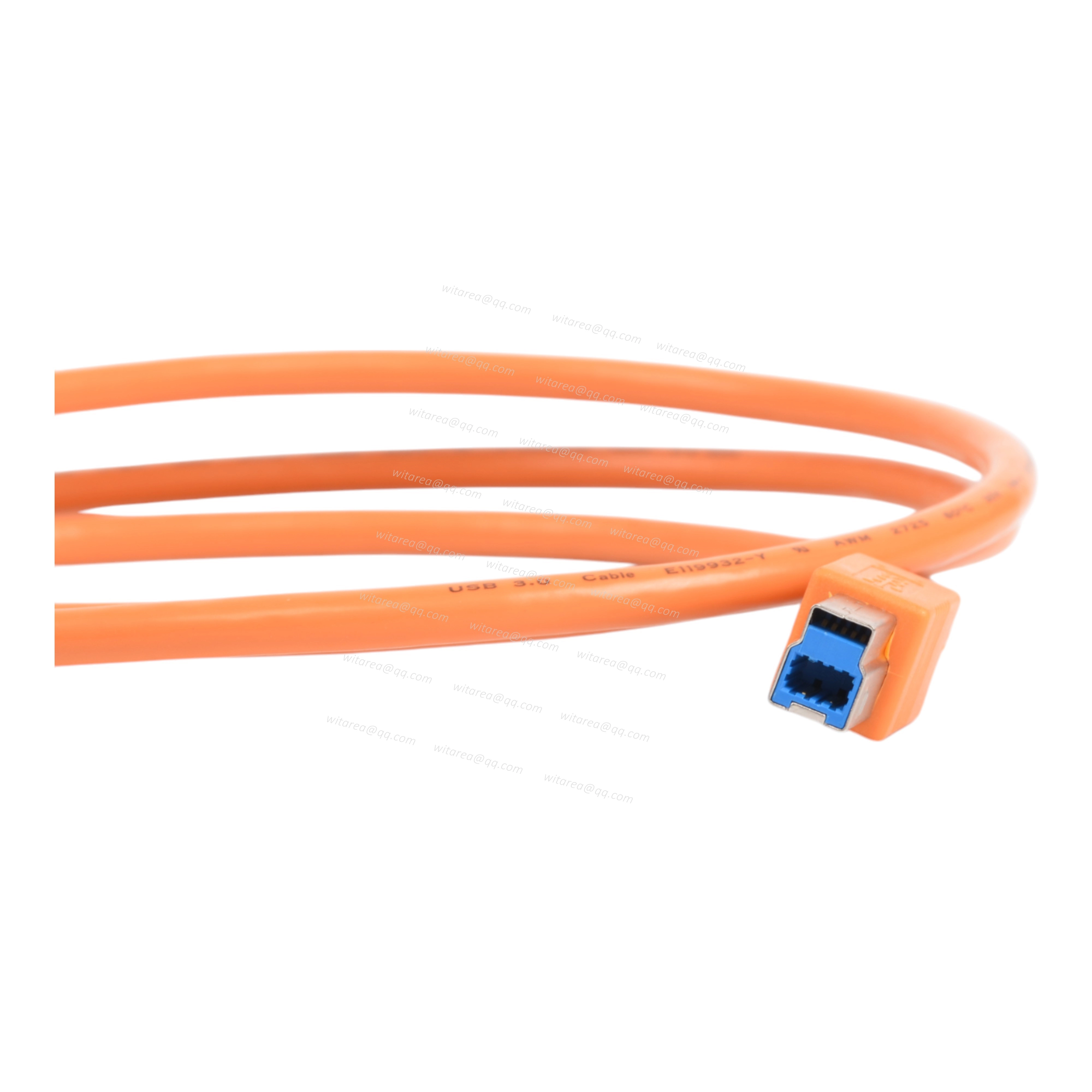 USB 3.0 AM to USB 3.0 BM printer cable with ferrite bead