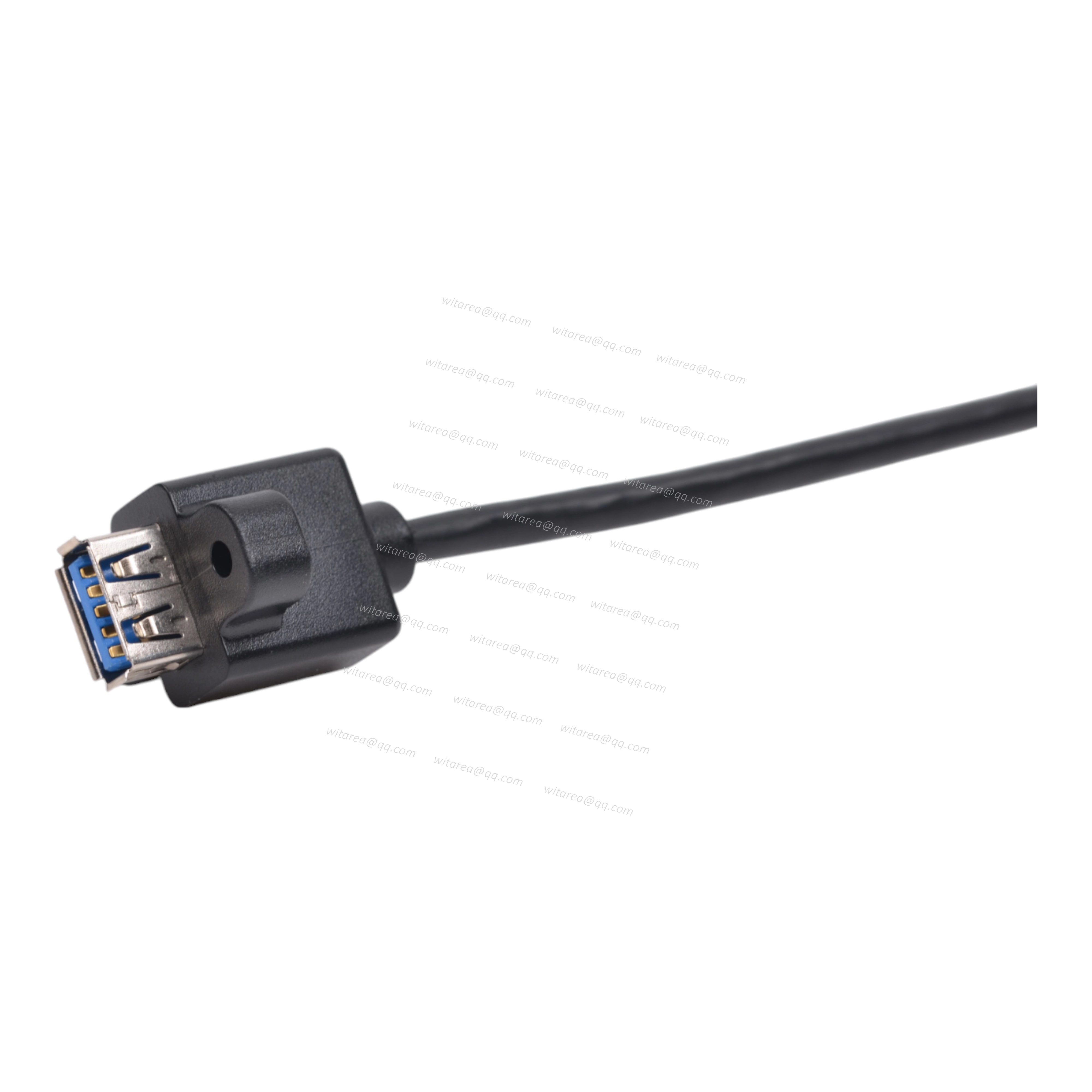 USB 3.0 AM to USB 3.0 AF panel mount cable