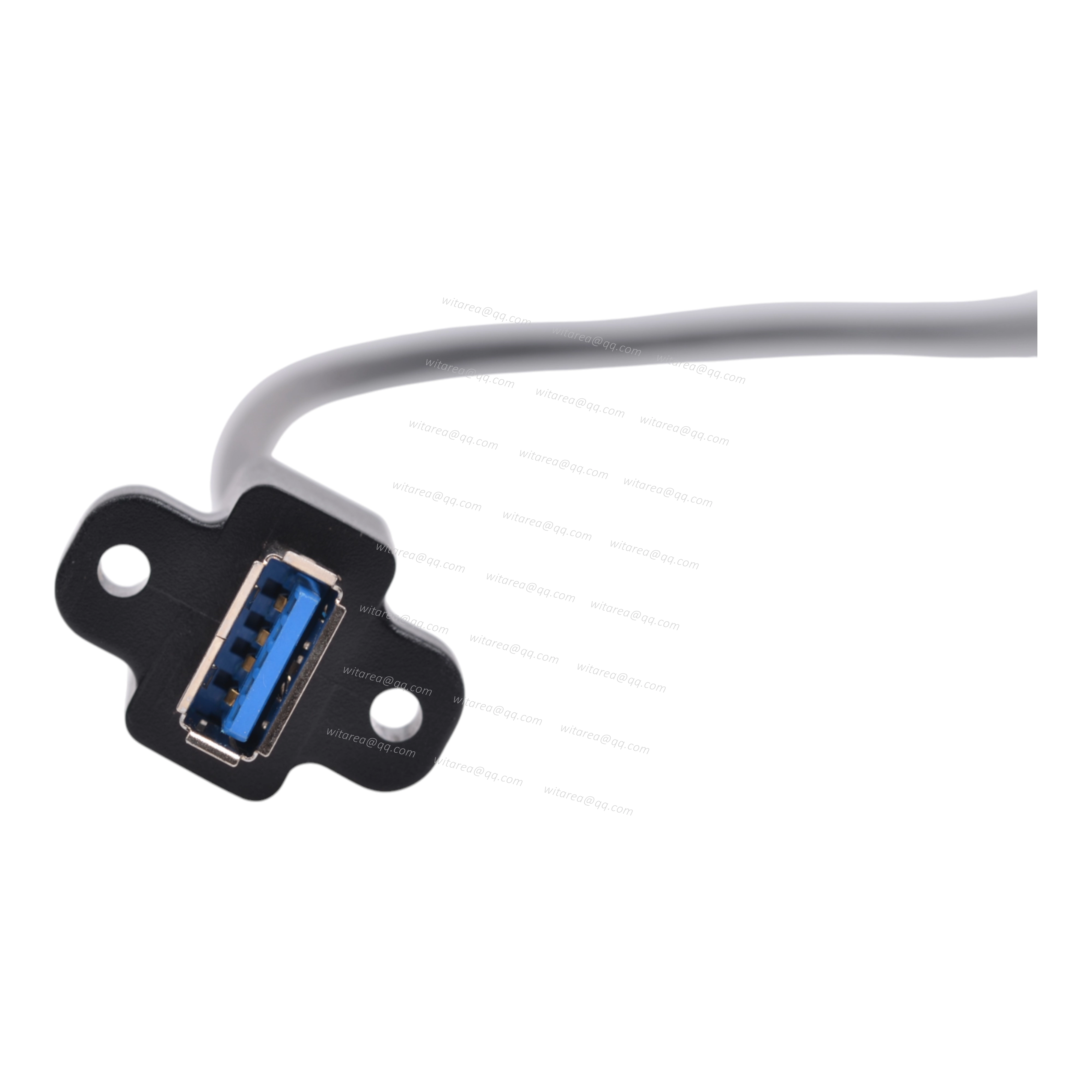 USB 3.0 AM to USB 3.0 AF panel mount cable