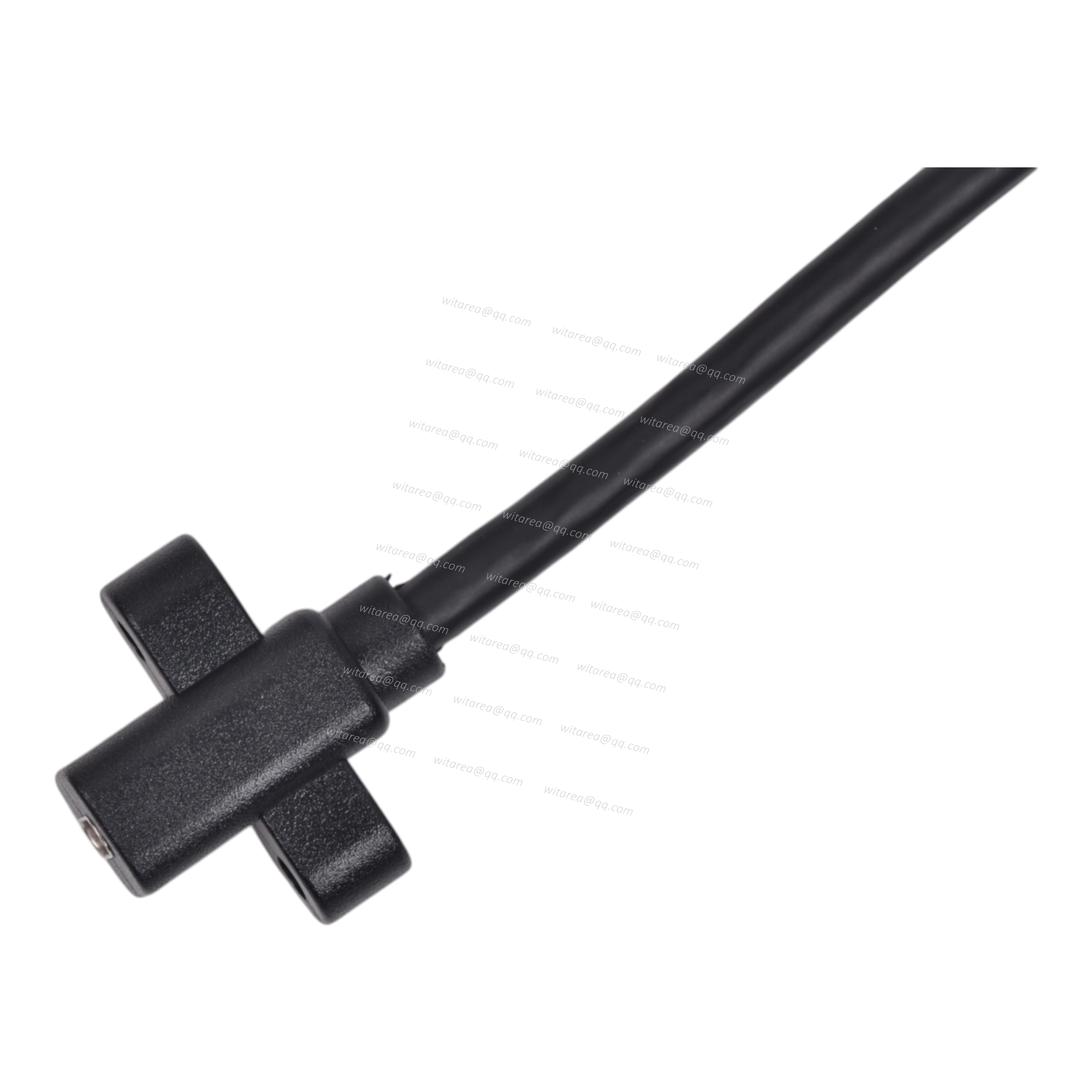 Right angled USB 3.0 Type CM to USB 3.0 Type CF panel mount cable