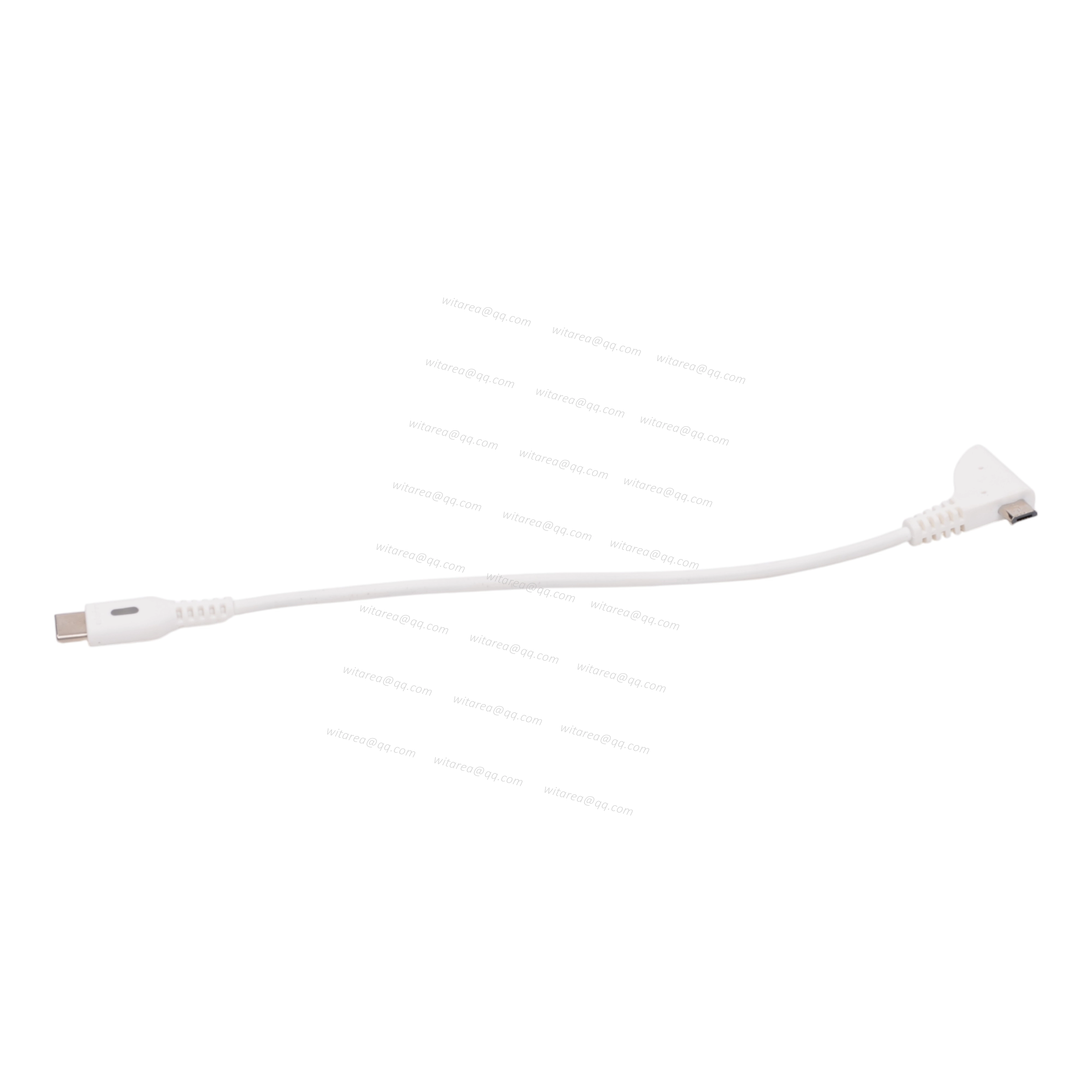 Triangular wing USB 2.0 Micro B male to Type C male cable