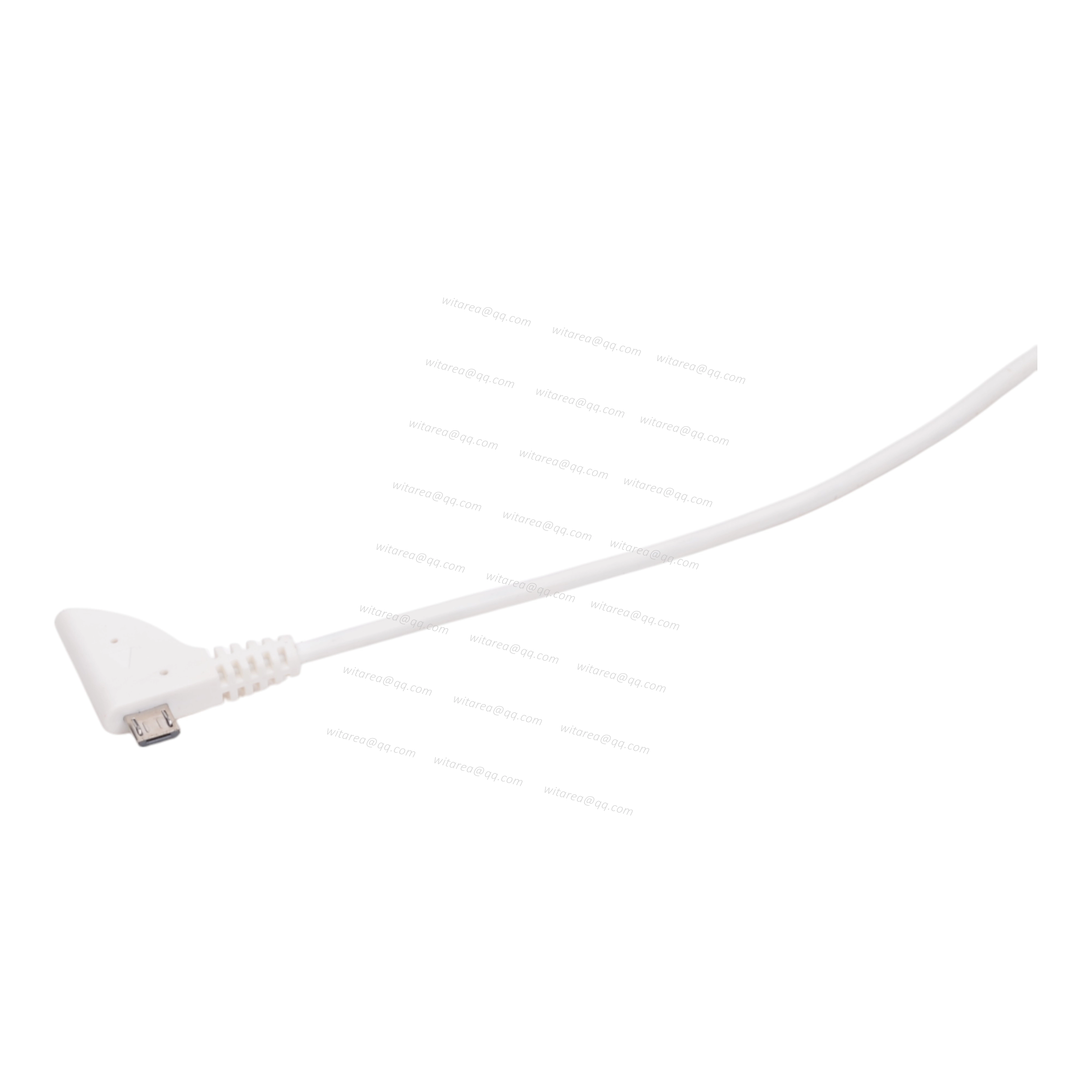Triangular wing USB 2.0 Micro B male to Type C male cable