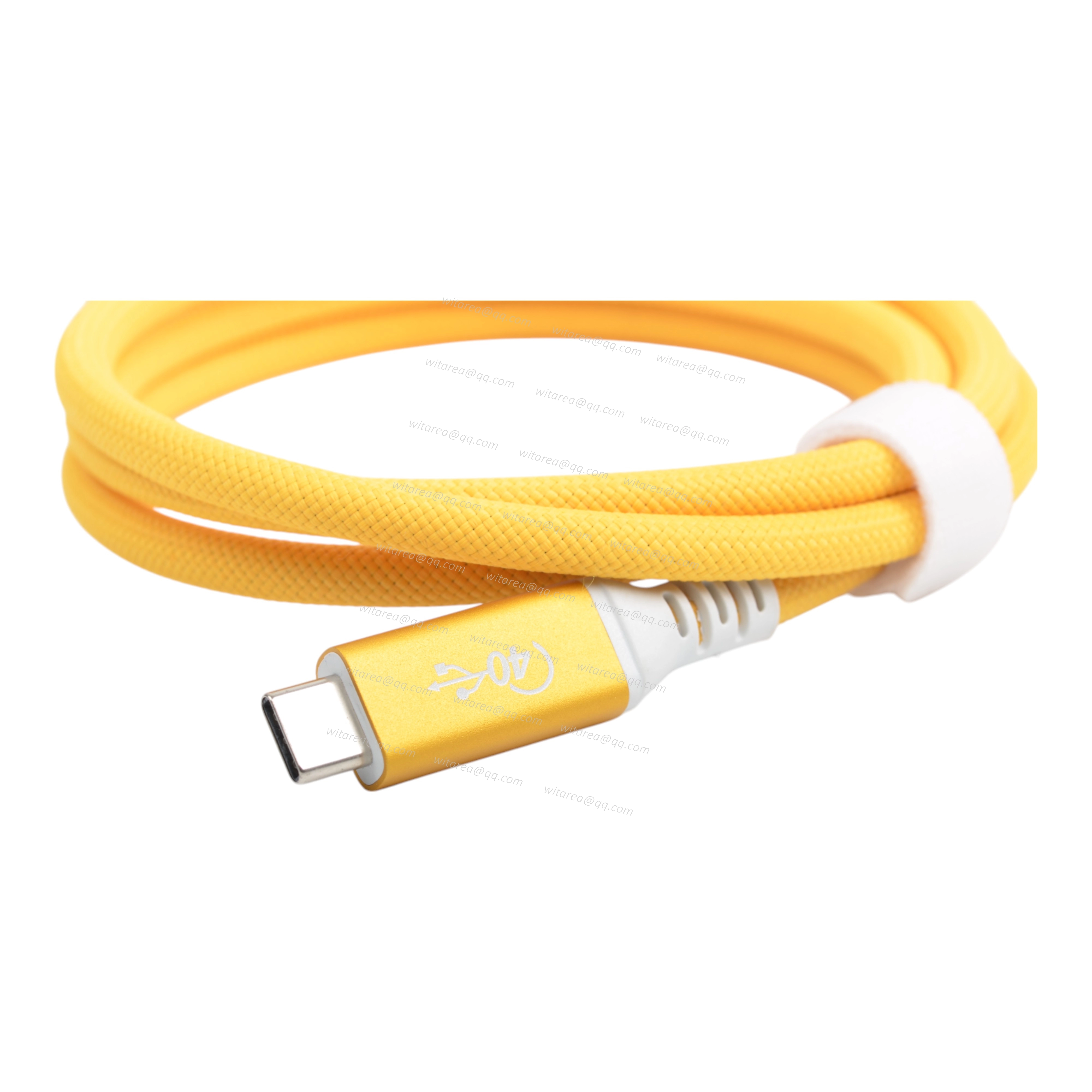 USB4 Type C Male To Type C Male Cable With Fabric Braiding
