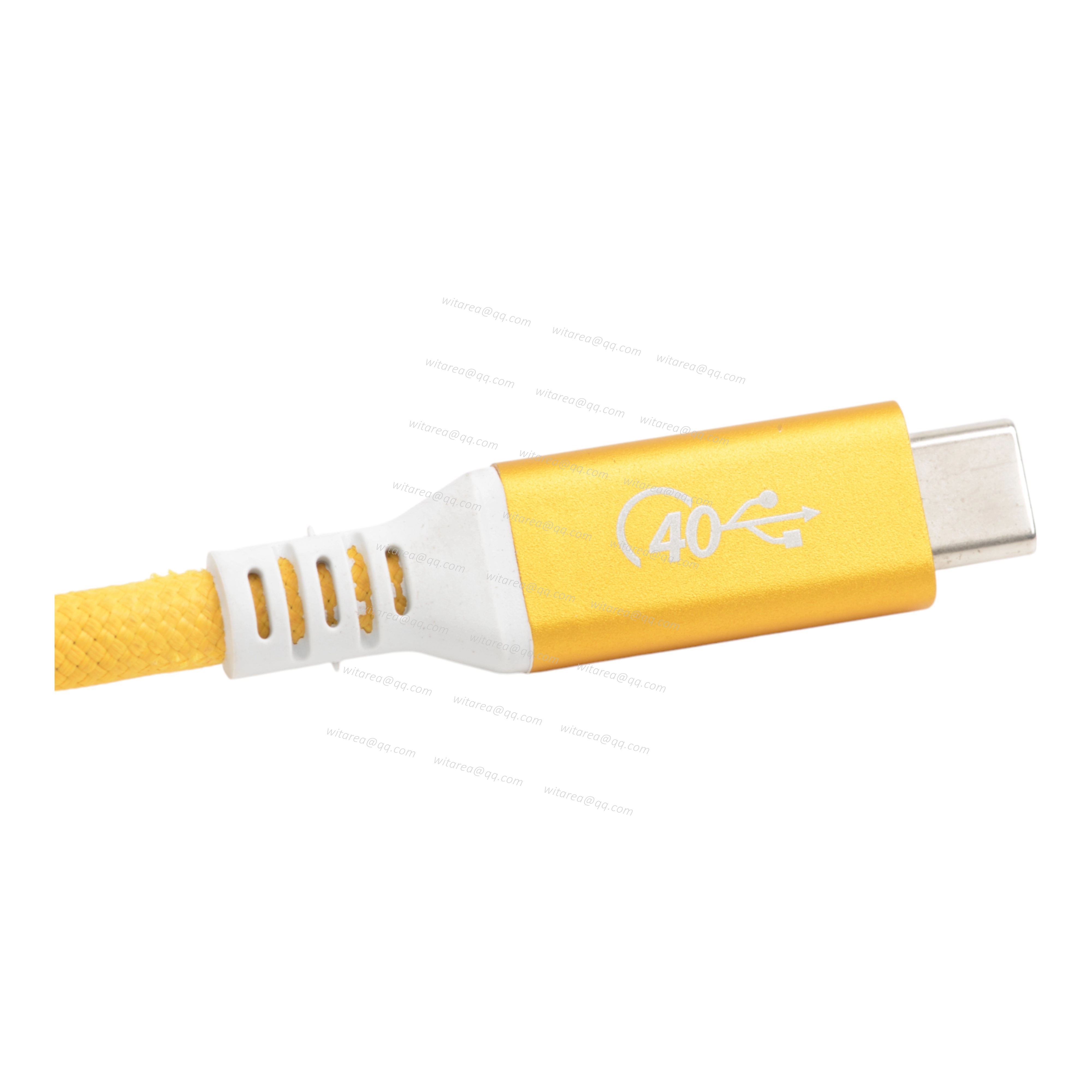 USB4 Type C Male To Type C Male Cable With Fabric Braiding