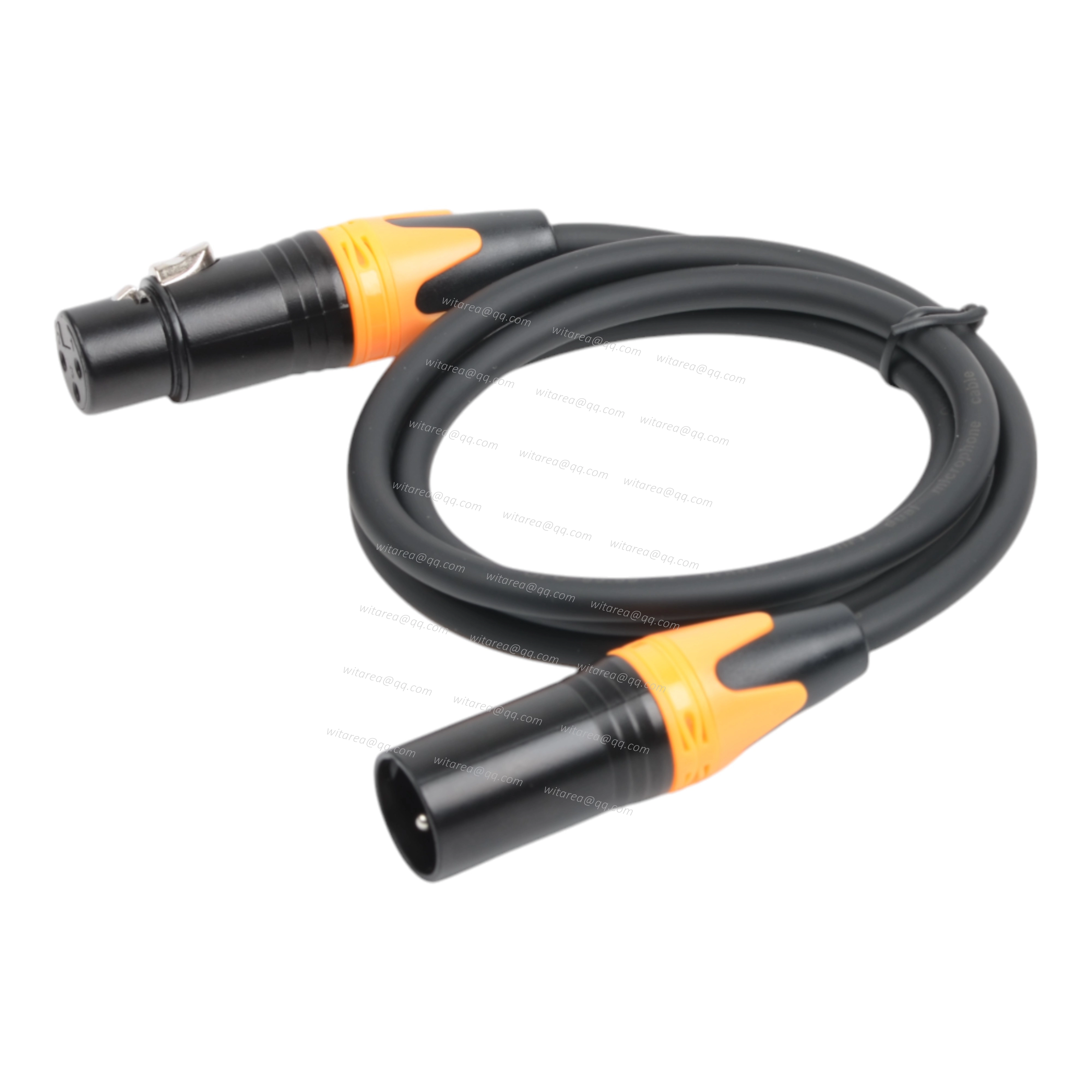 Waterproof 3Pin XLR connector male female Cannon plug audio connector cable