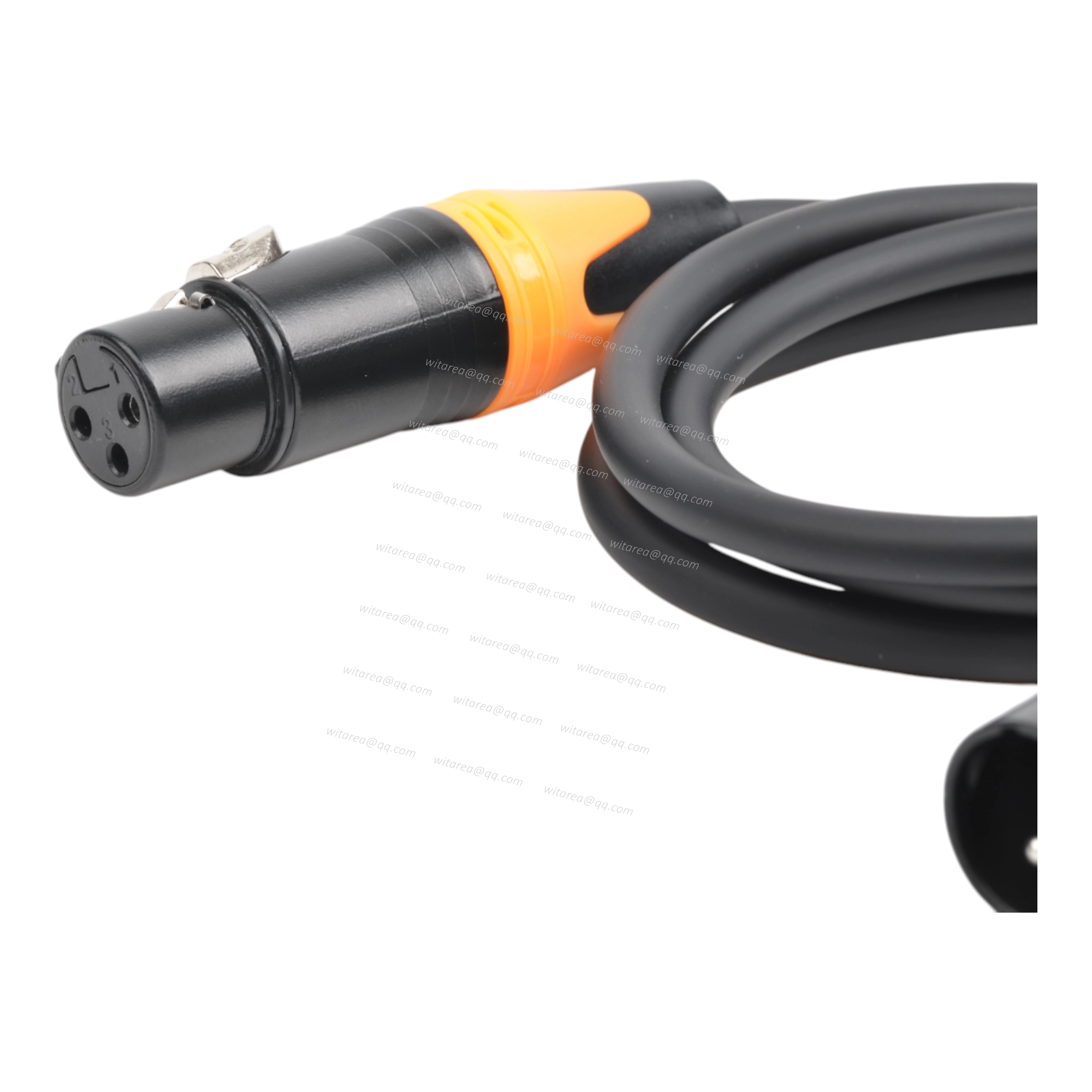 Waterproof 3Pin XLR connector male female Cannon plug audio connector cable