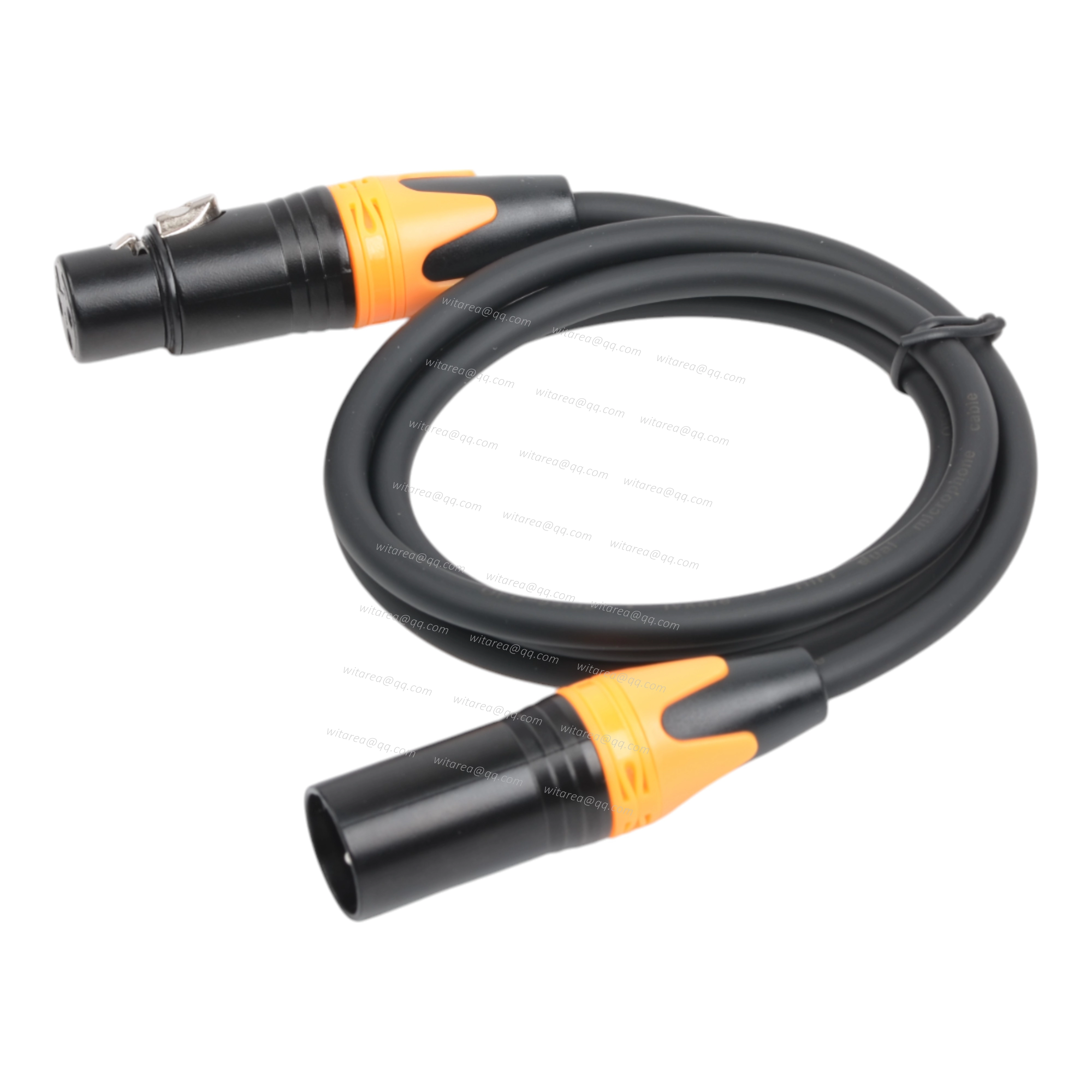 Waterproof 3Pin XLR connector male female Cannon plug audio connector cable