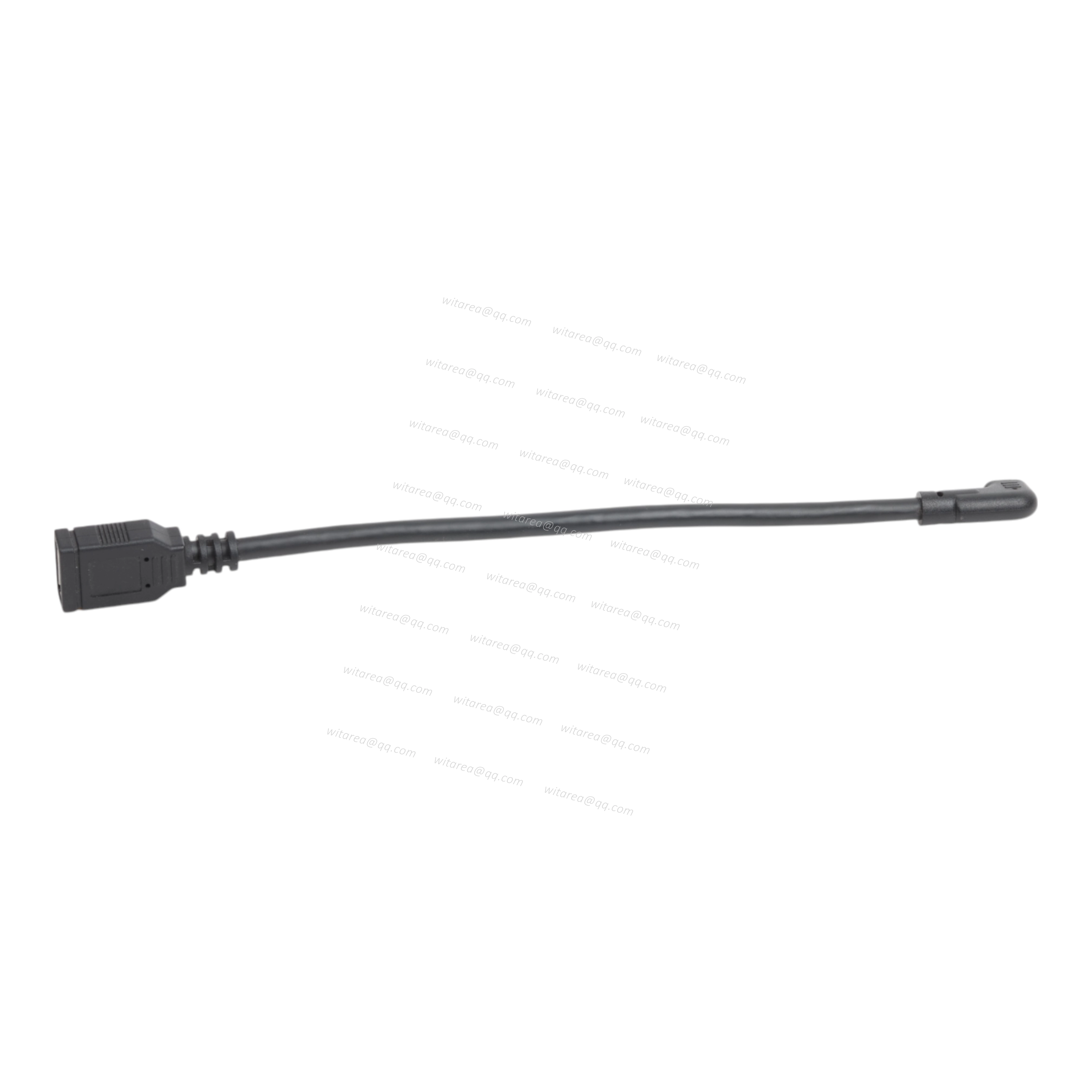 USB 3.0 AF to angled USB Type CM cable