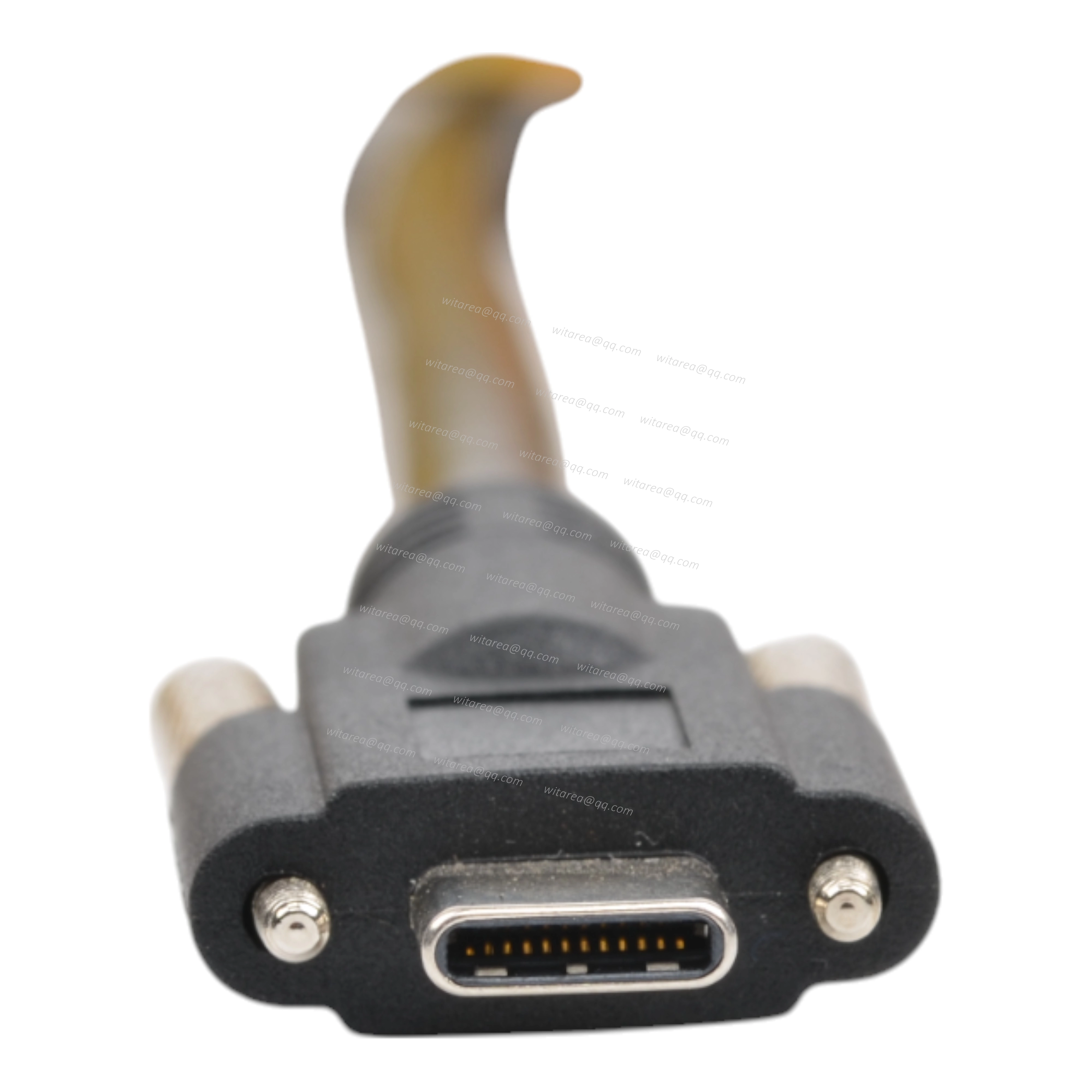 USB4 Type C male to male cable with dual screw locking