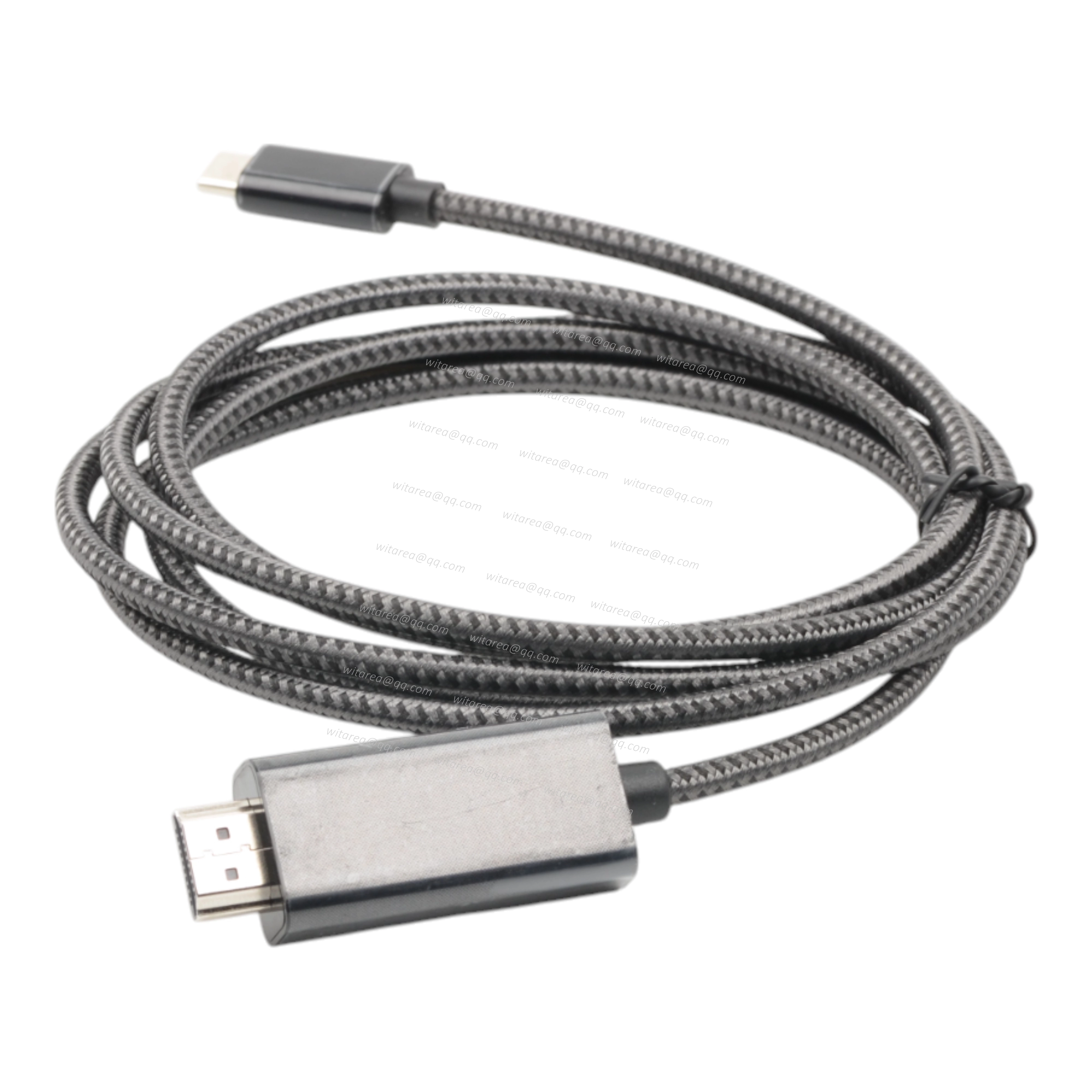 Professional USB-C to HDMI male Cable, Fabric braided HDMI male to USB ...