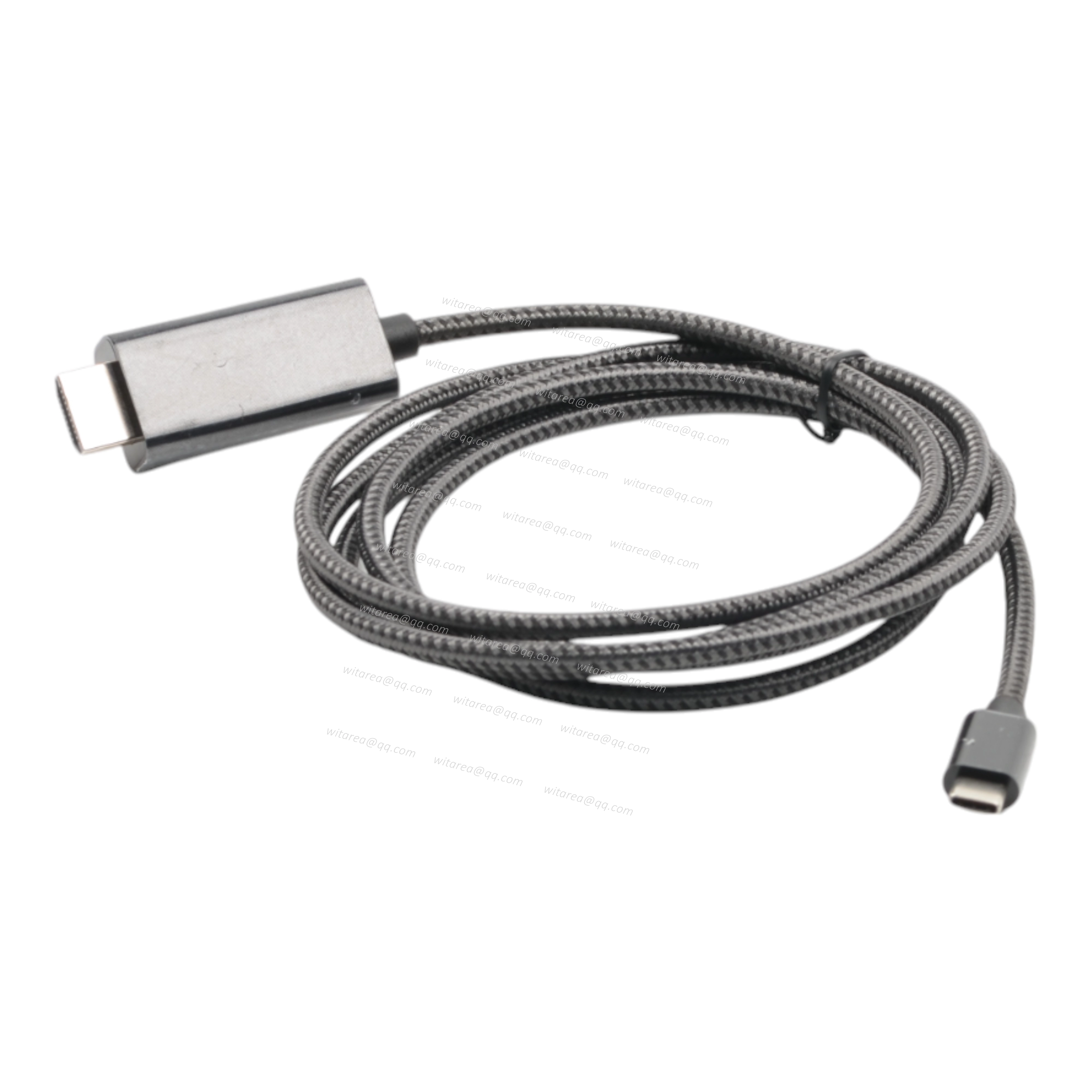 USB-C to HDMI male Cable with fabric braiding