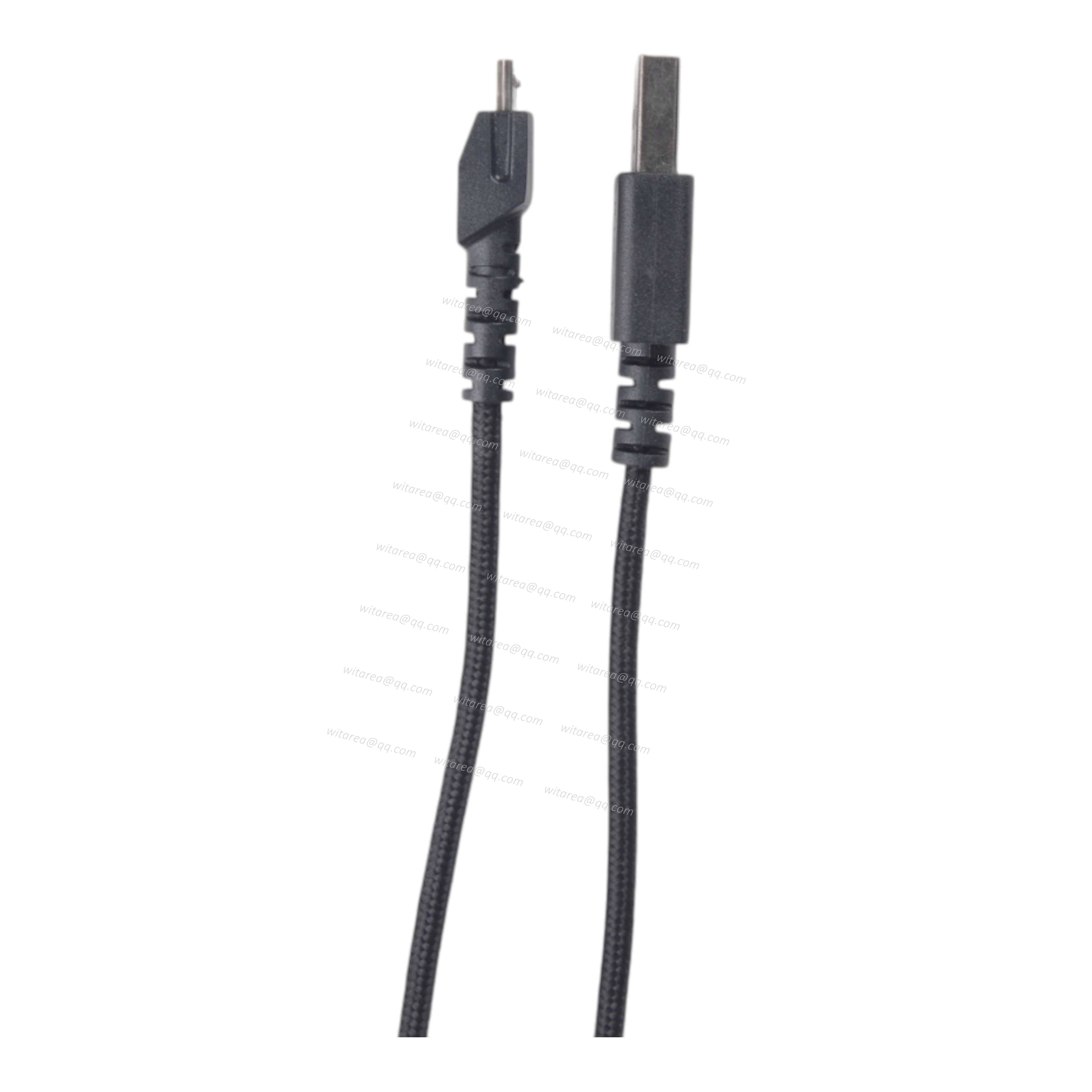 Custom Micro USB cable with fabric braiding