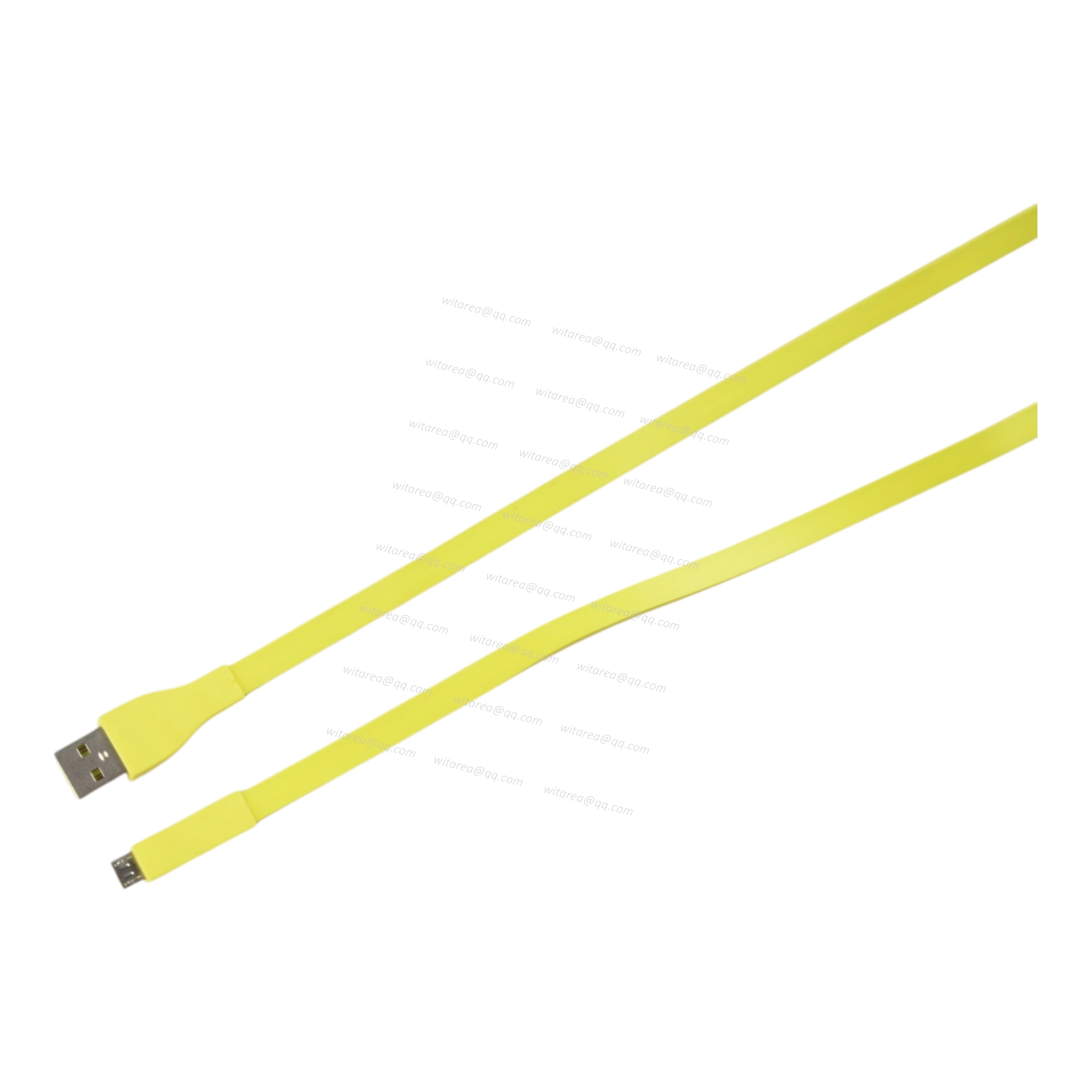 USB AM to Micro B charge and syne flat cable