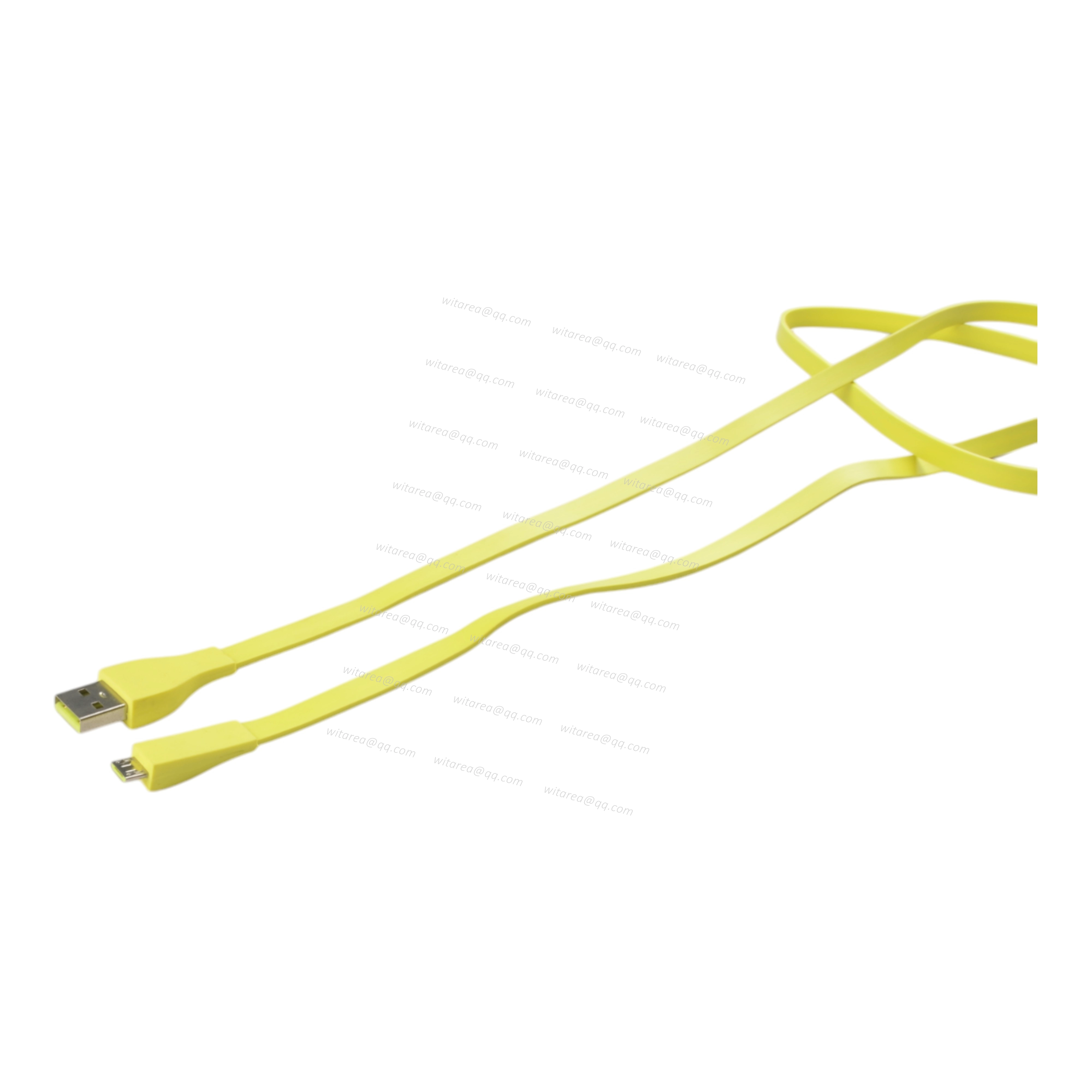 USB AM to Micro B charge and syne flat cable