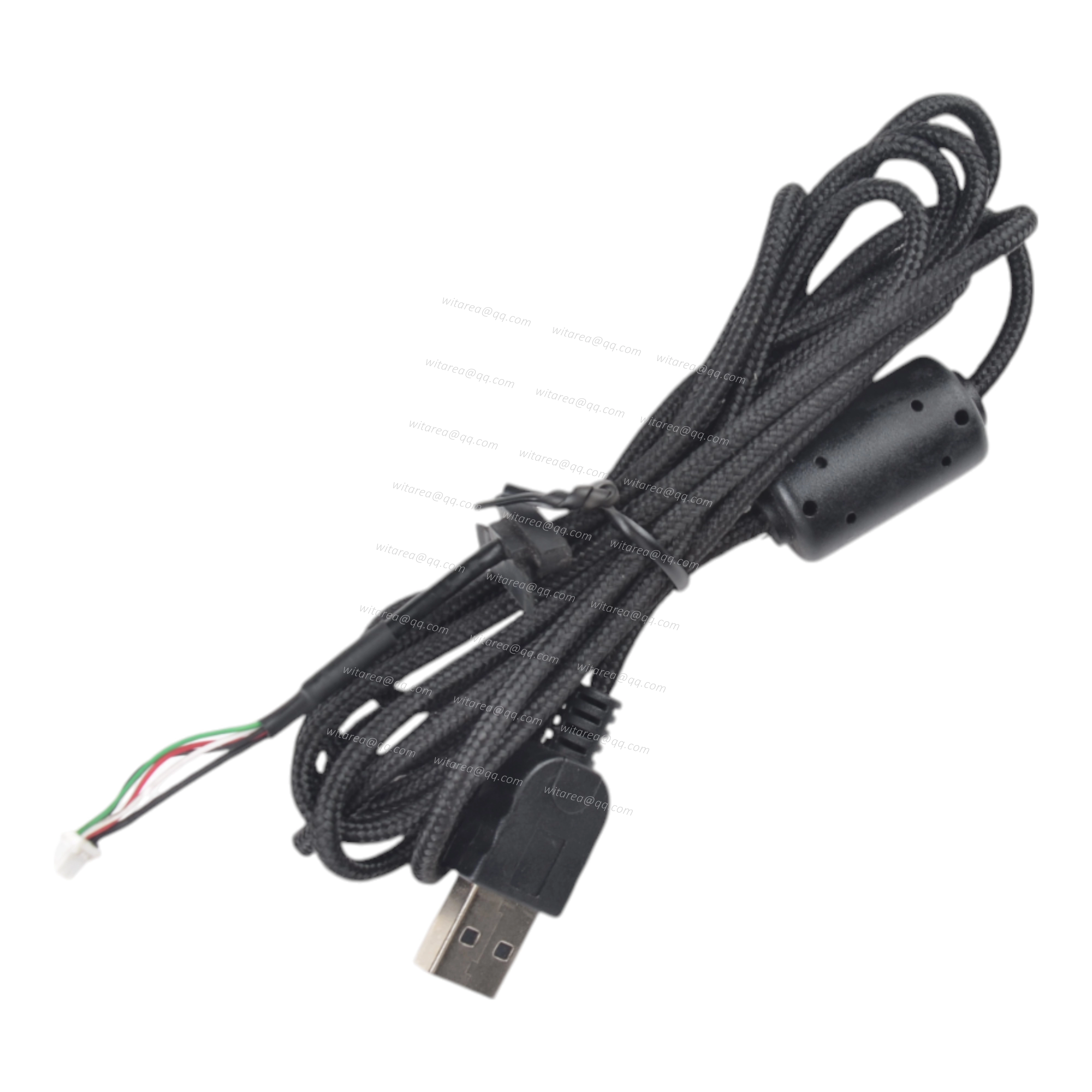 USB AM to 5Pin terminal connector cable with ferrite core