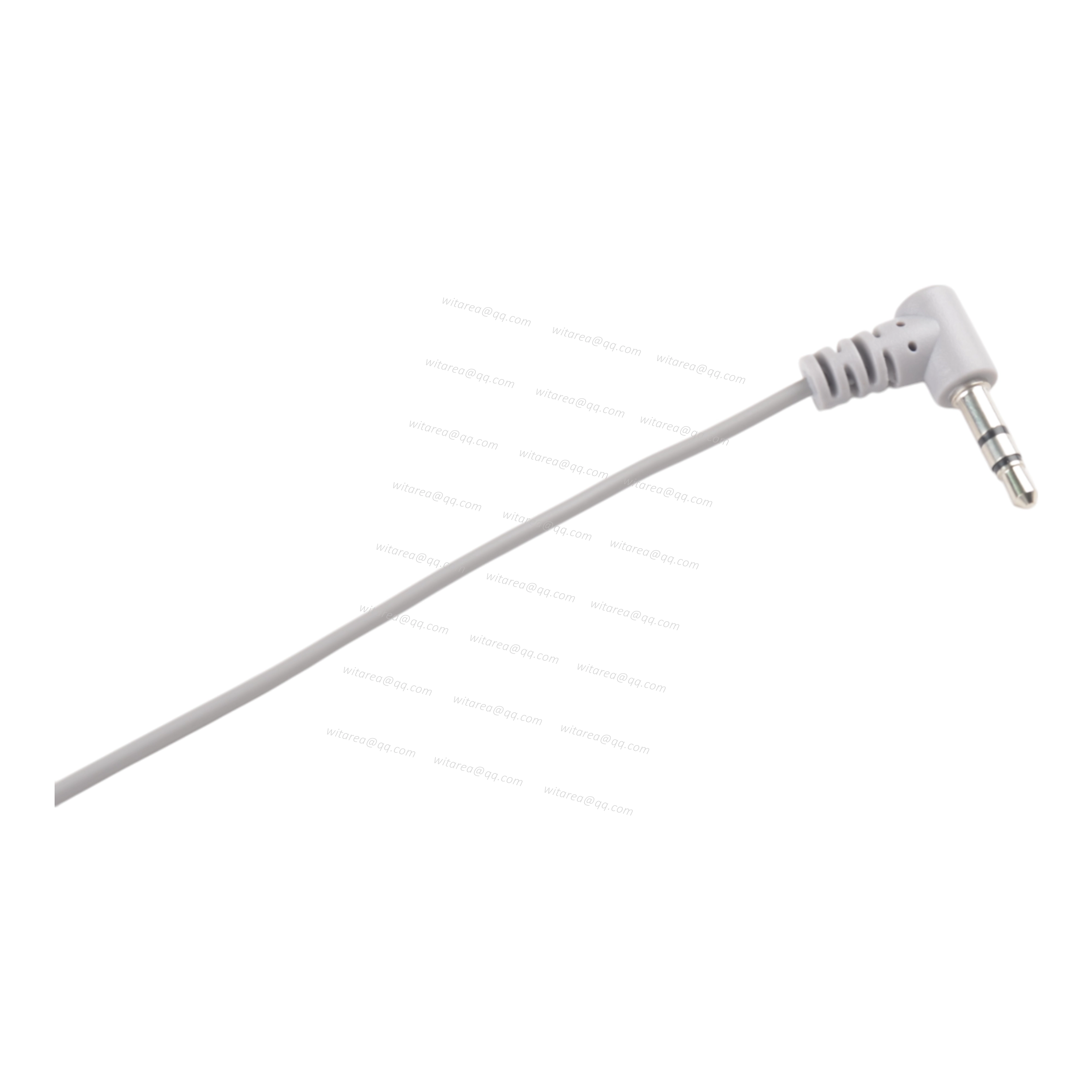3.5mm elbow Audio Jack to electrode snap cable