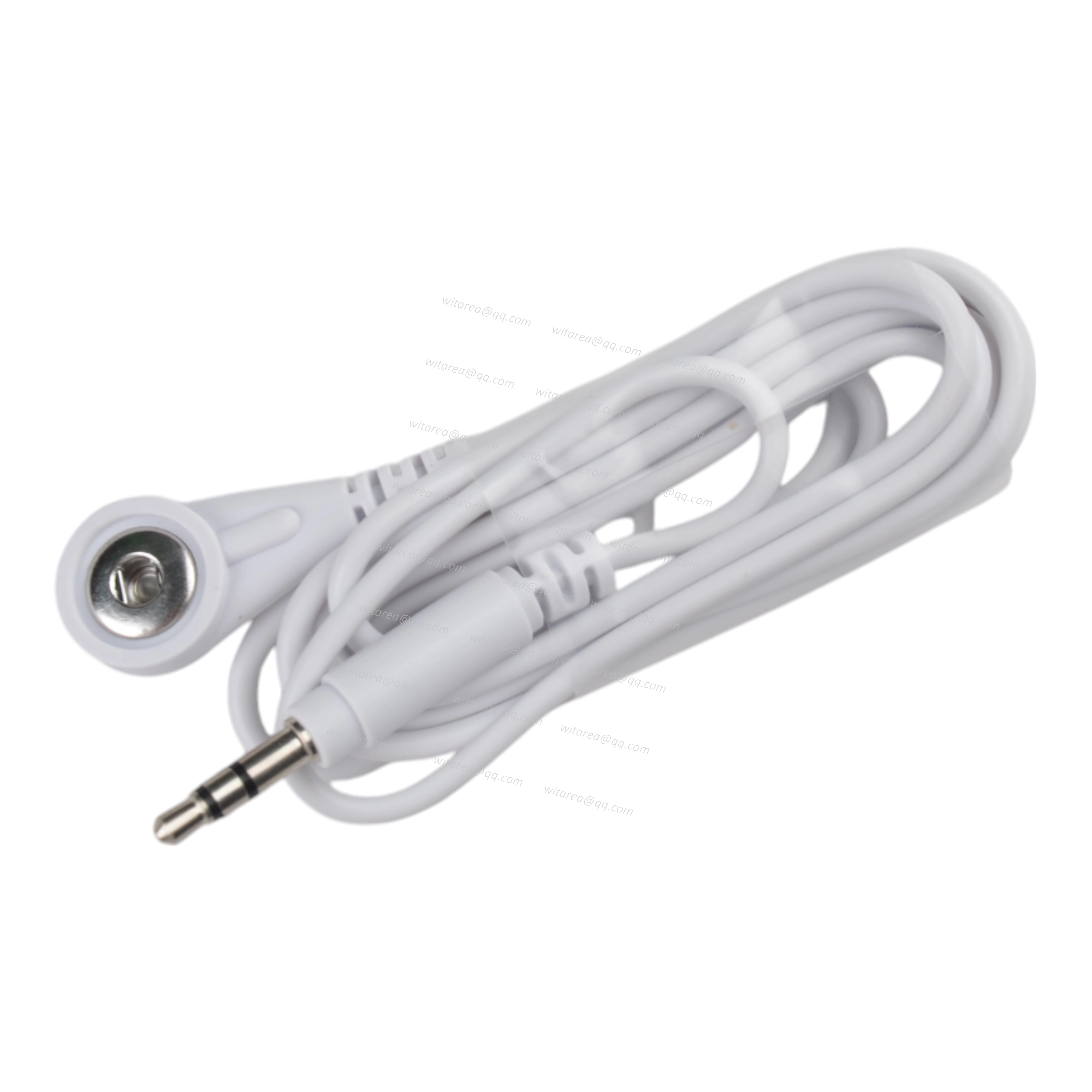 3.5mm Audio Jack to electrode snap cable