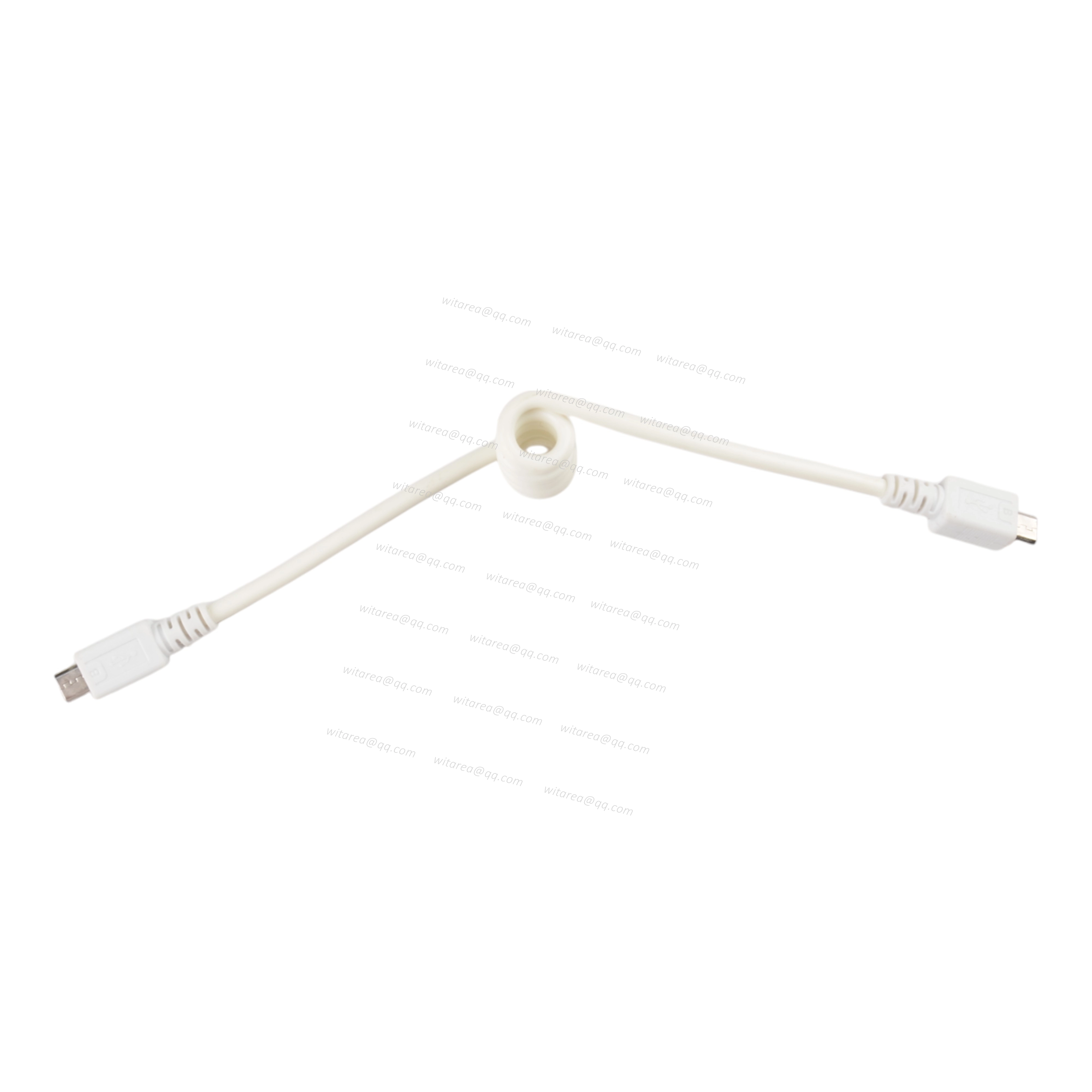 Micro B to Micro B coiled cable