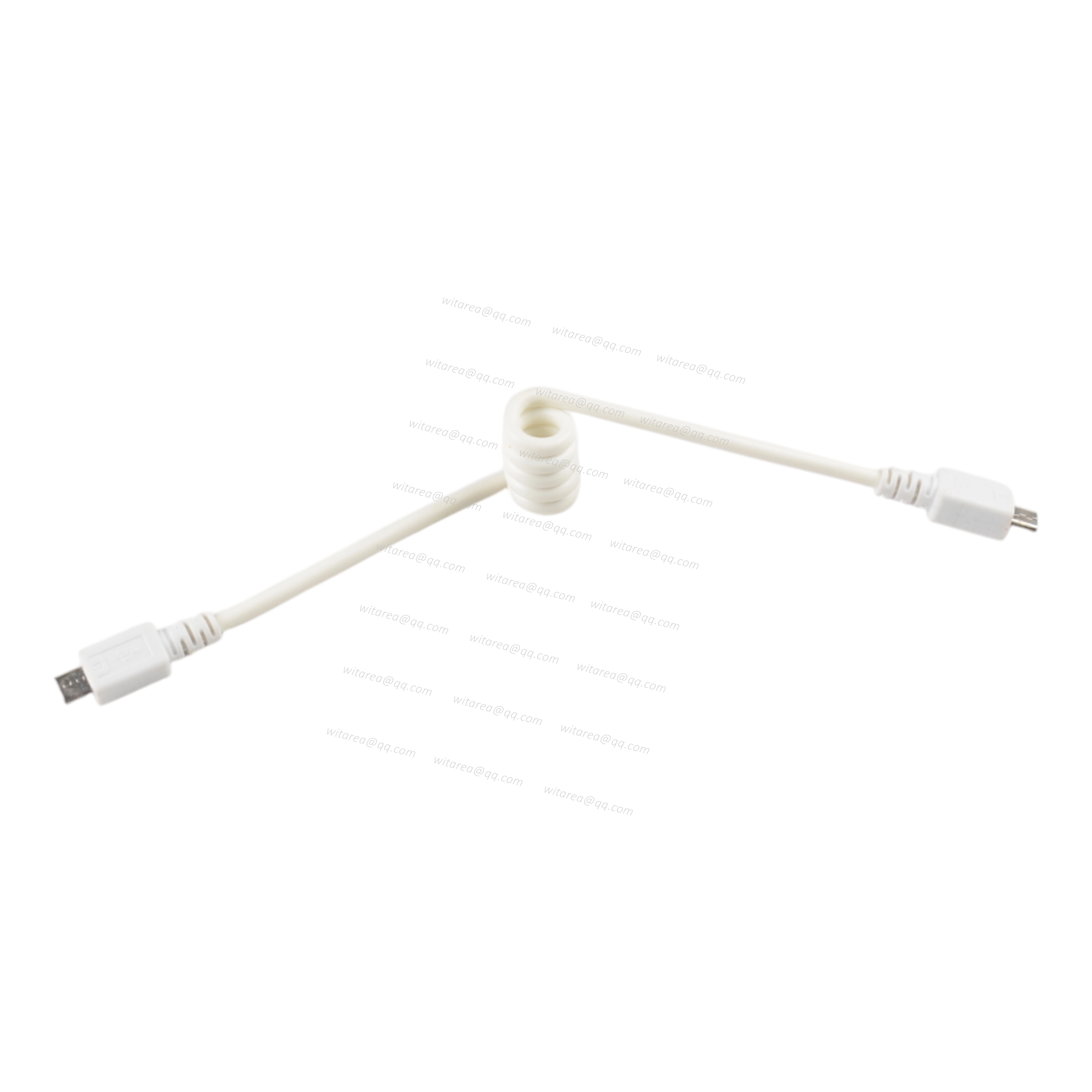 Micro B to Micro B coiled cable
