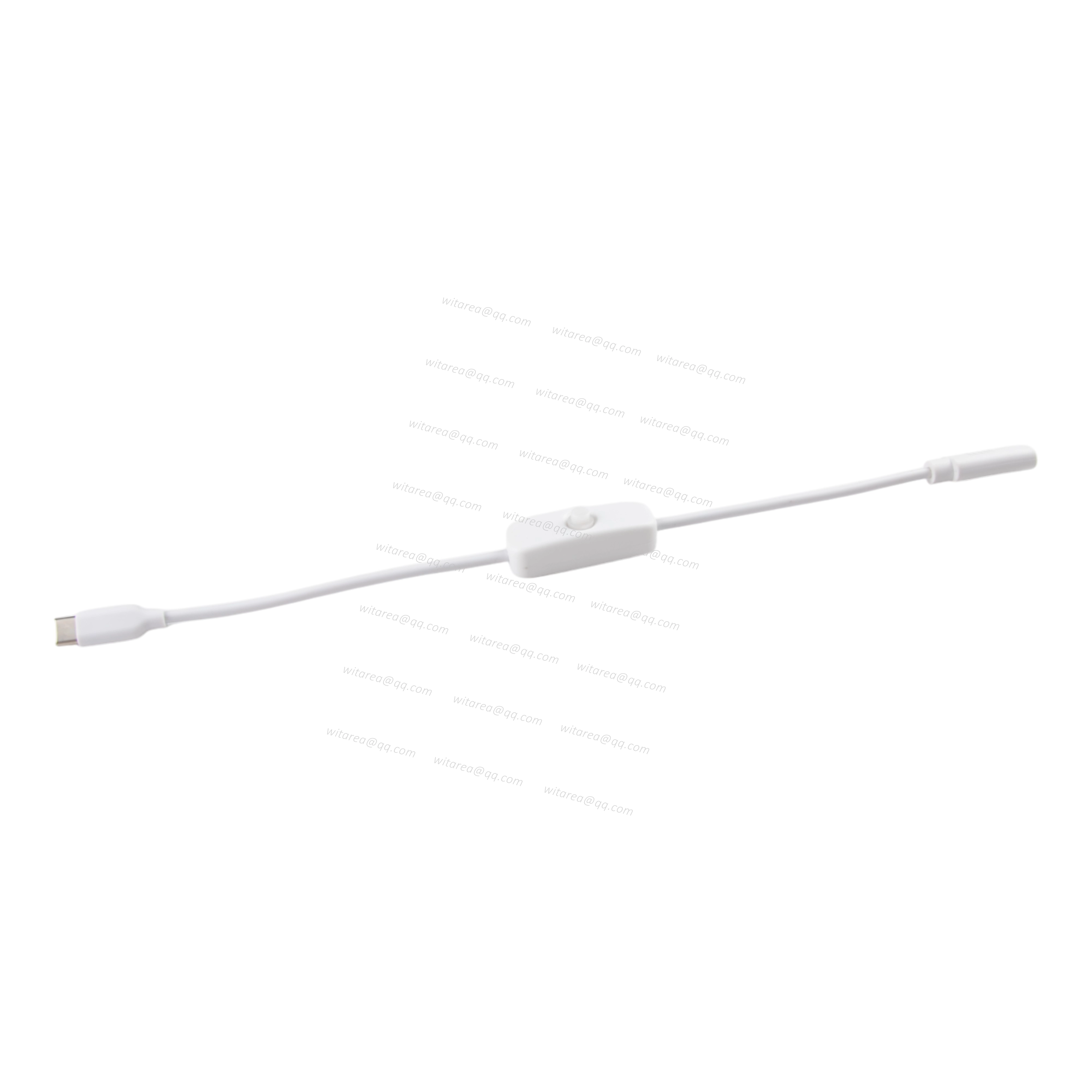 USB Type C male to female extension cable with switch