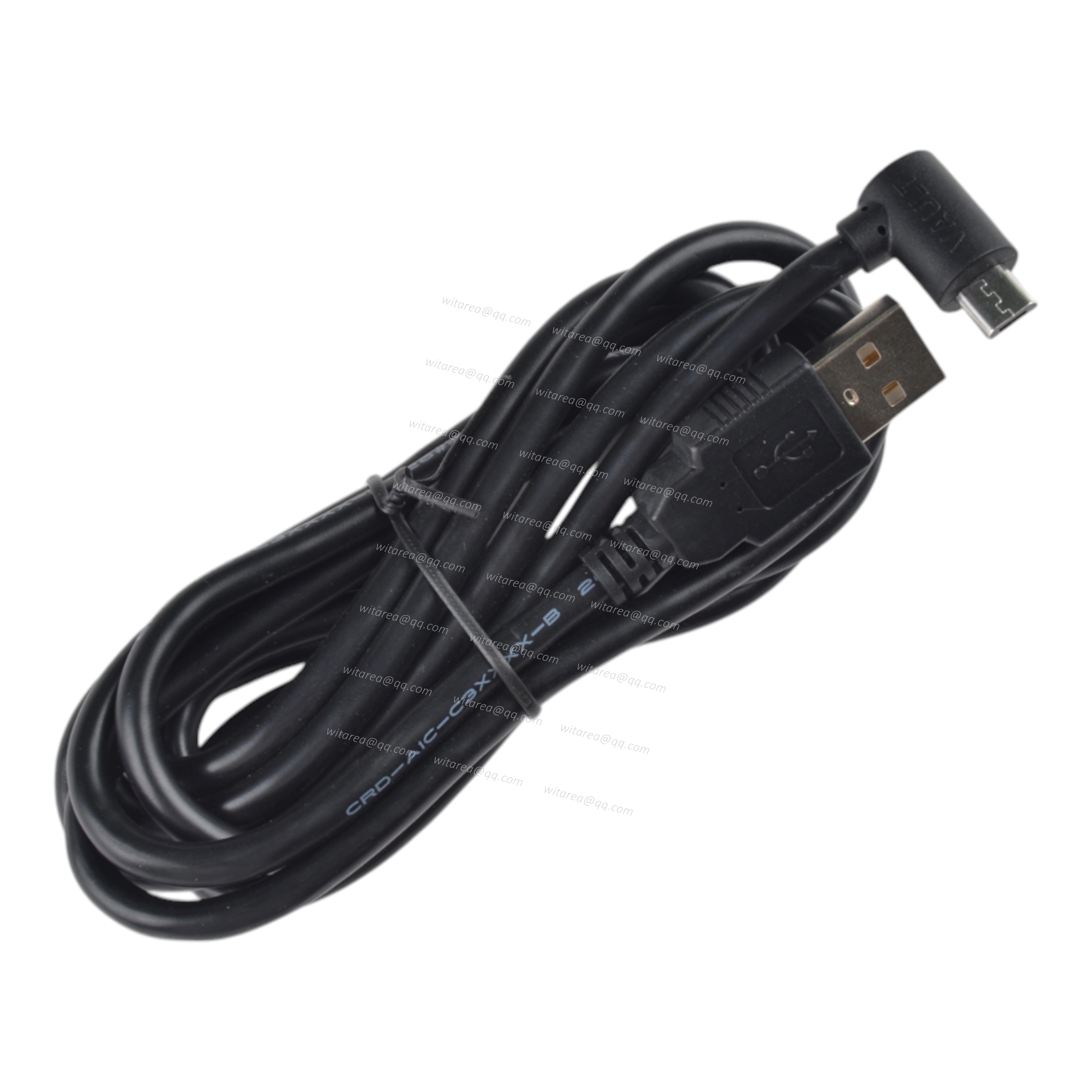 Left and right angled Micro B to USB AM cable