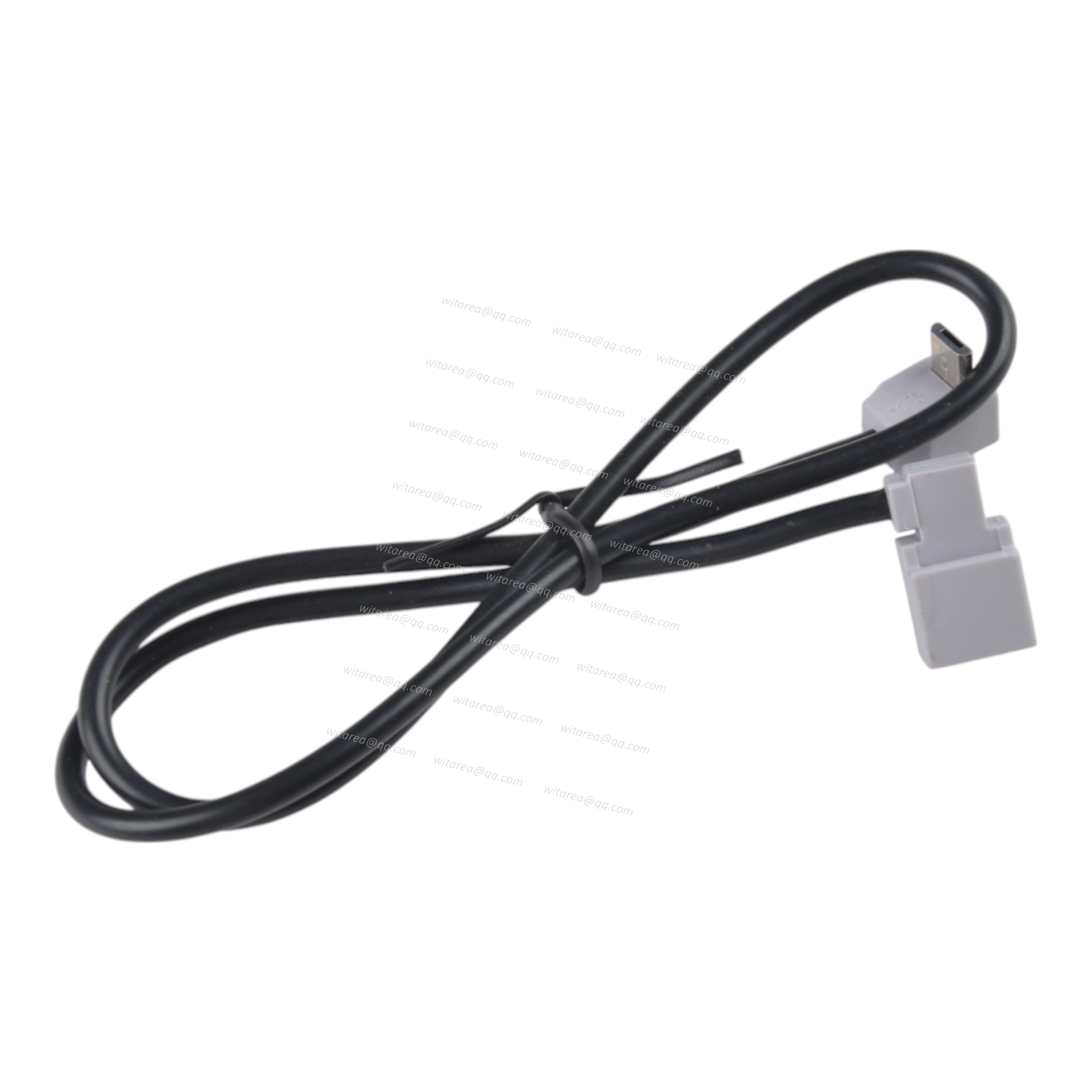 Custom Angled Micro USB male to female Cable