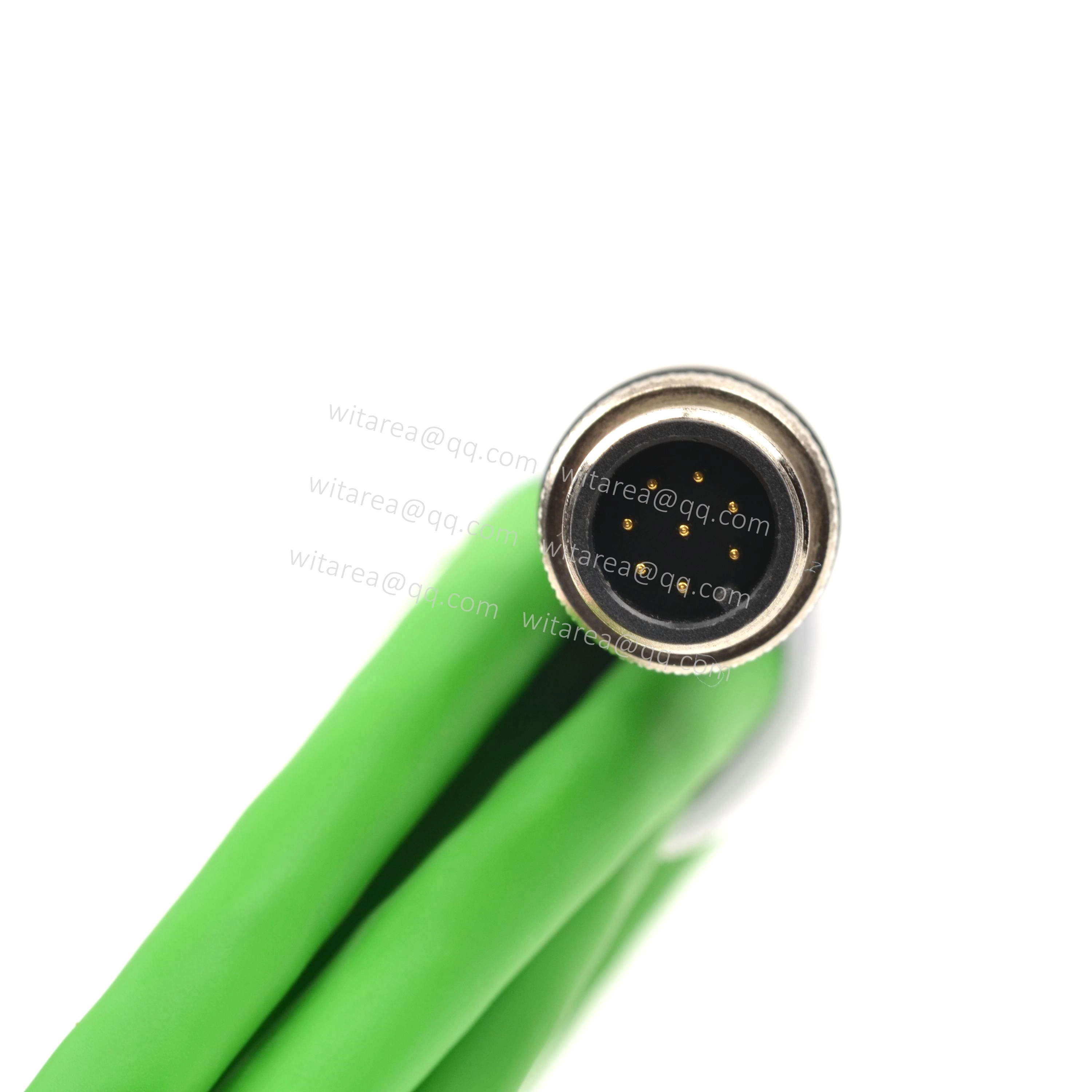 M12 8 Pin to RJ45 Industrial Ethernet Cable