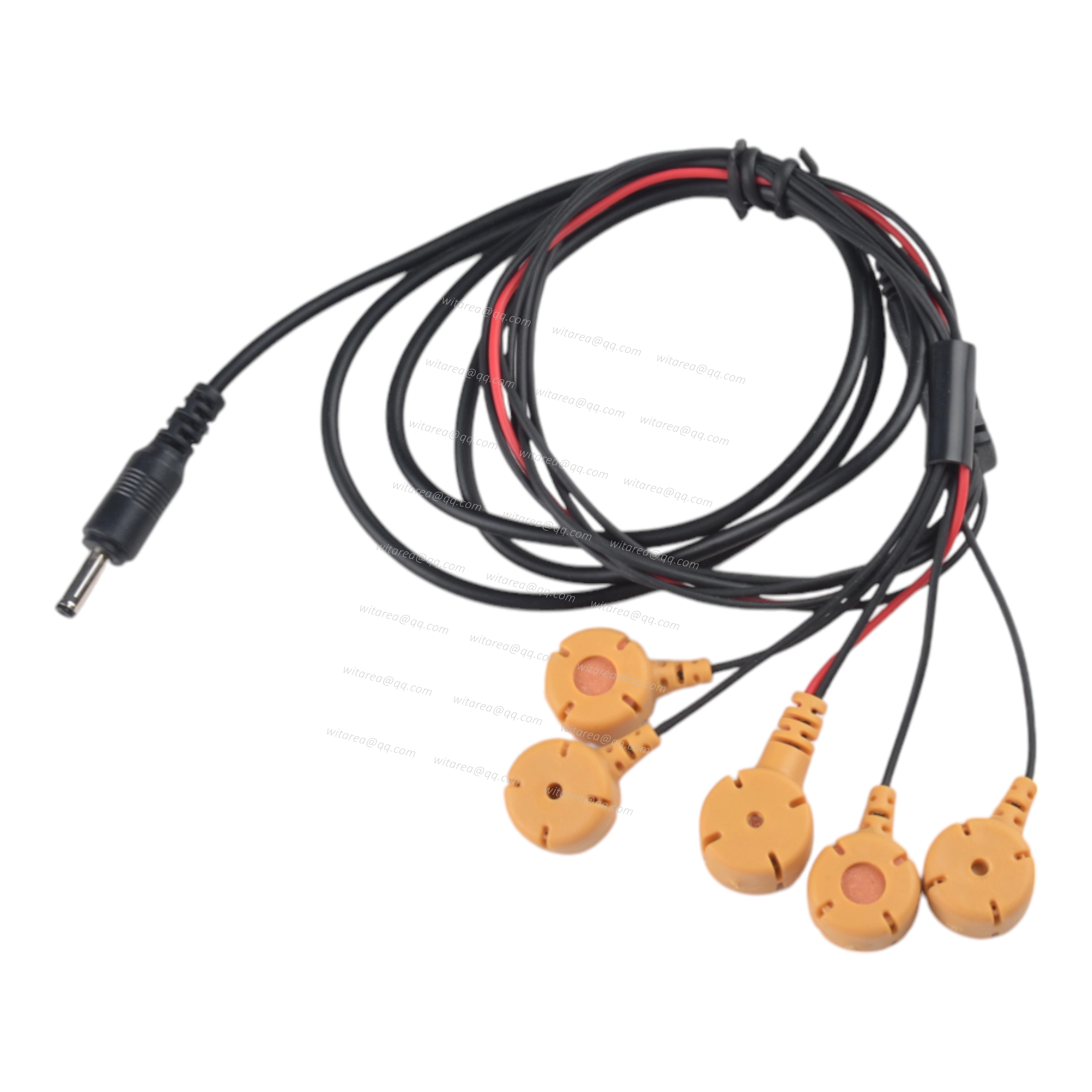 DC Connector to 5-lead Electrode Snap Cable