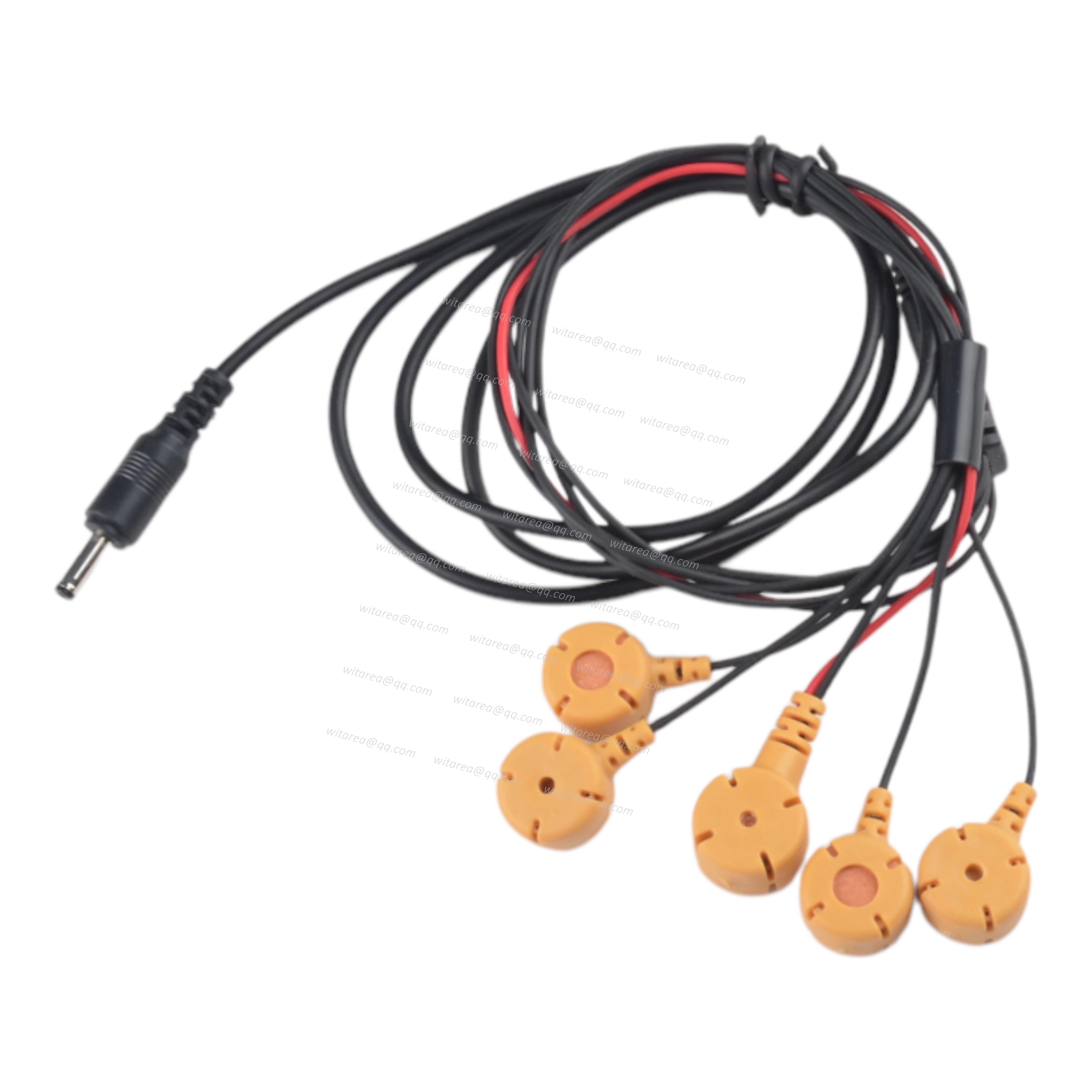 DC Connector to 5-lead Electrode Snap Cable