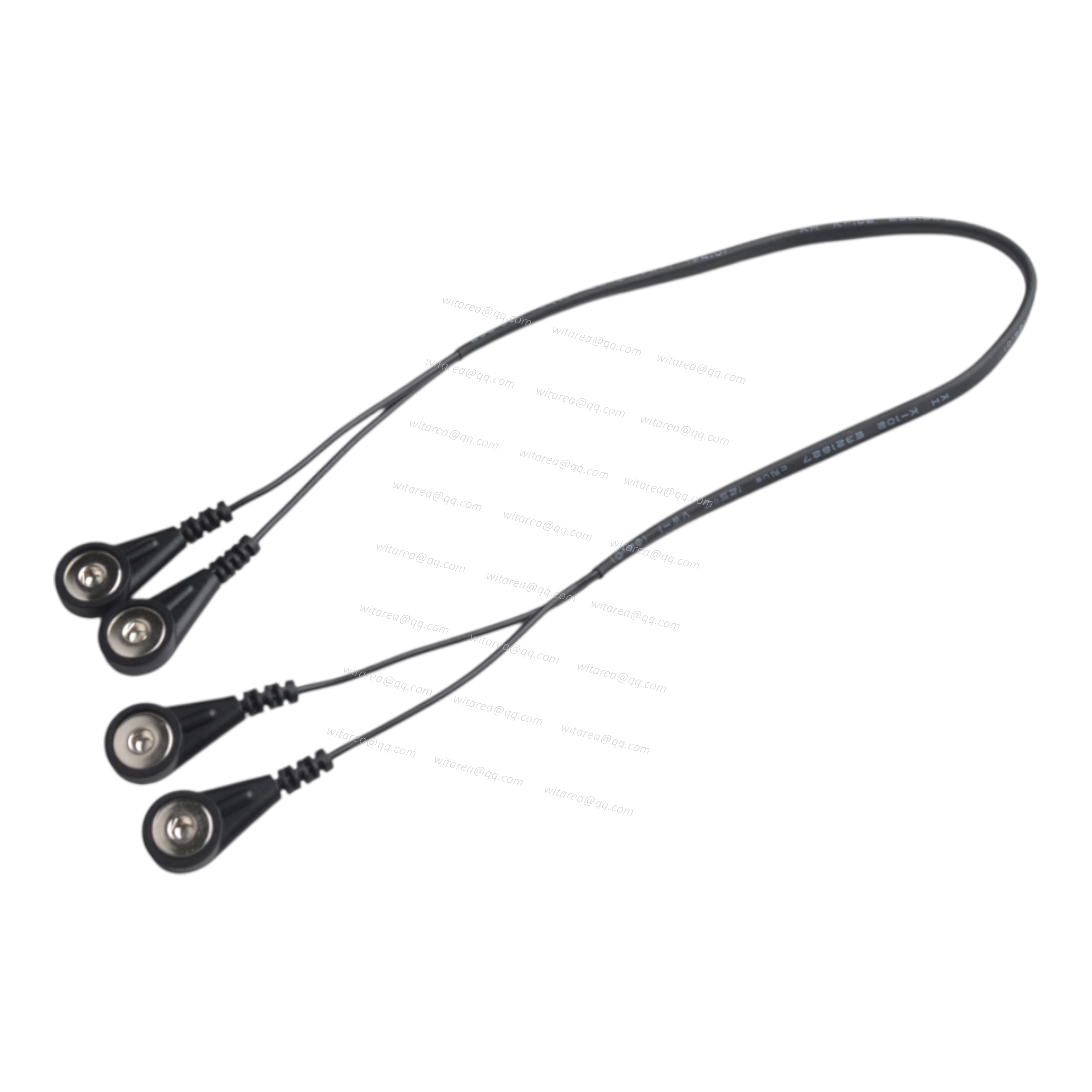 Custom ECG EEG EKG EMG Electrode Snap Cable