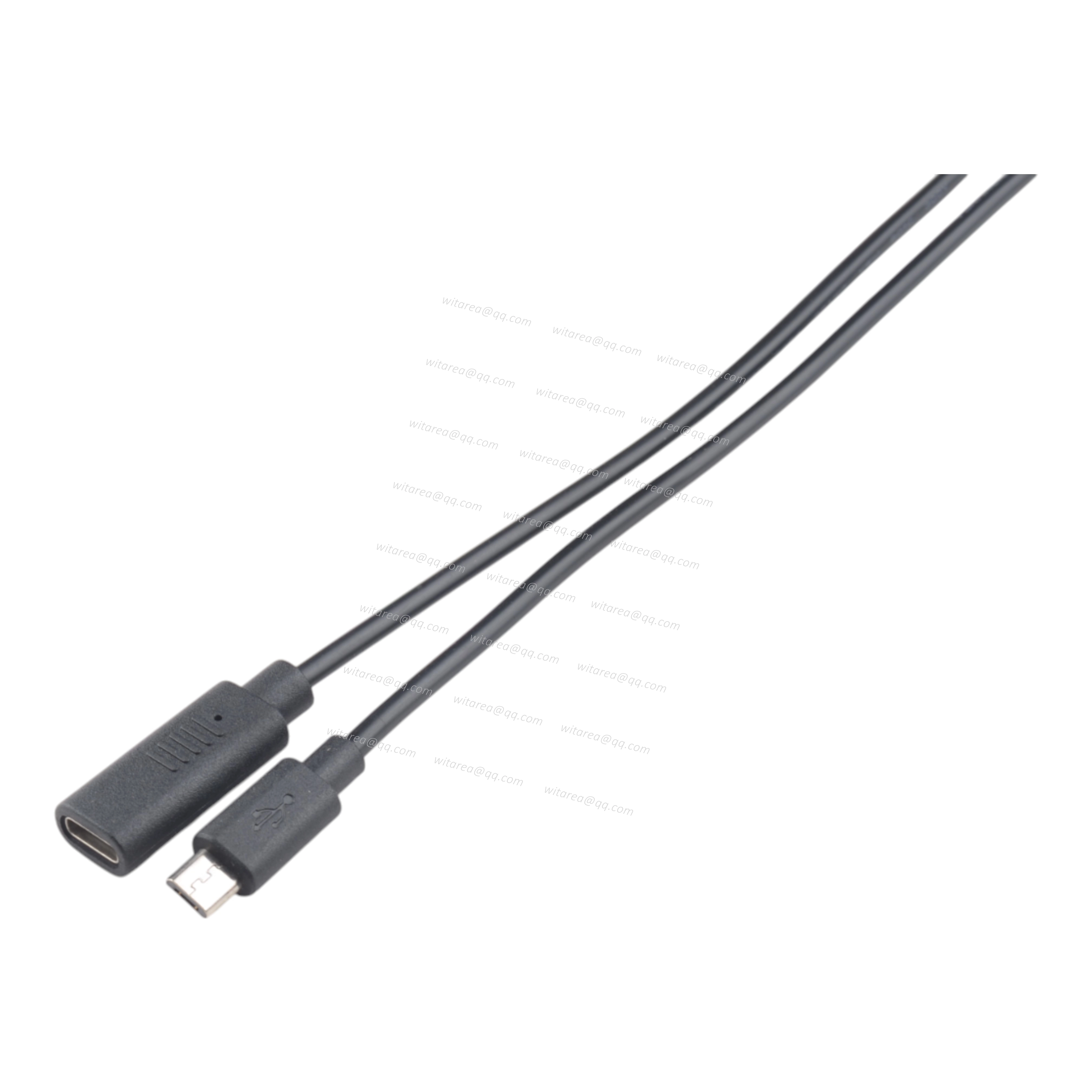 USB Type C Female to Micro USB Male OTG Adapter Cable