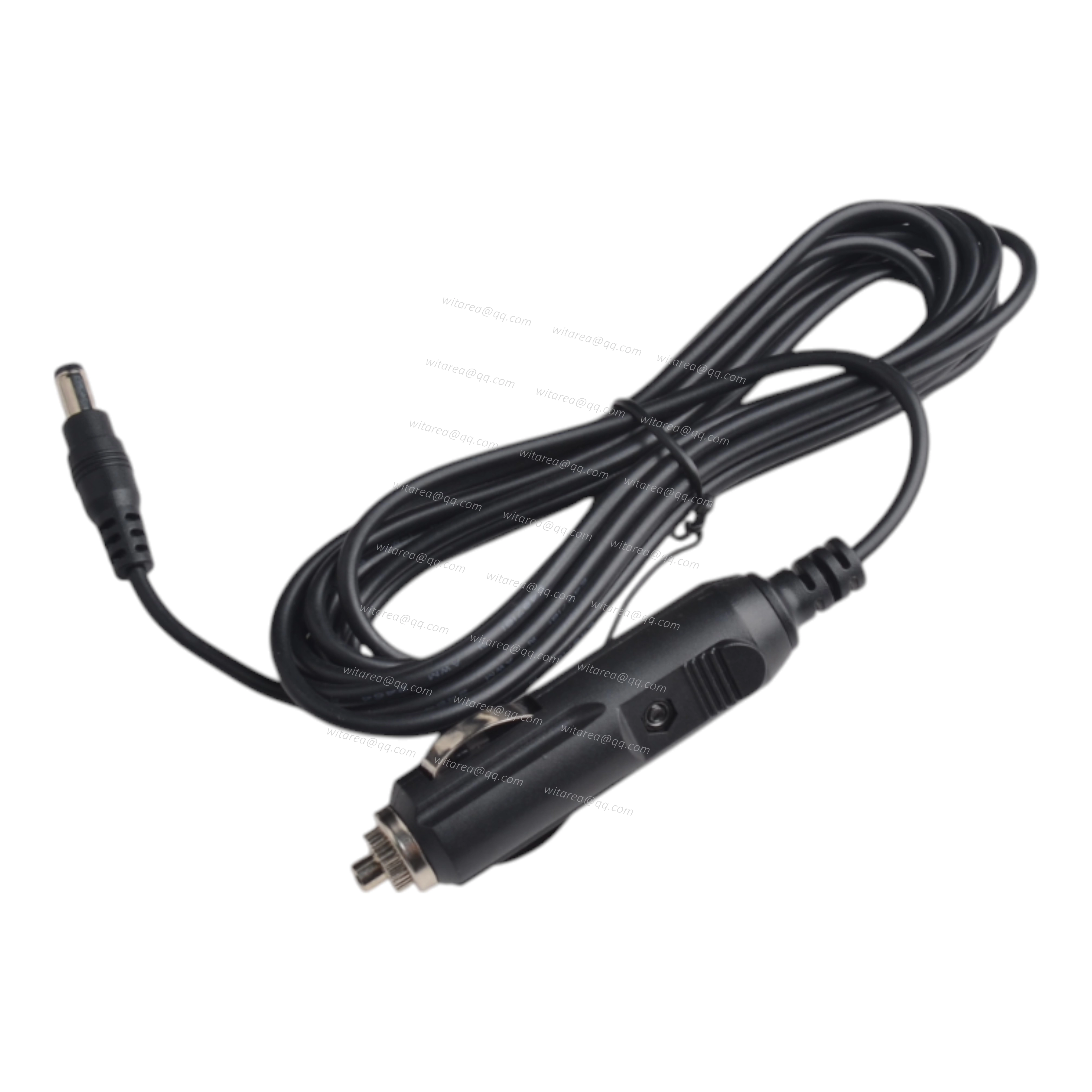 Car Cigarette Lighter Plug to 5521 DC Power Cable Charger