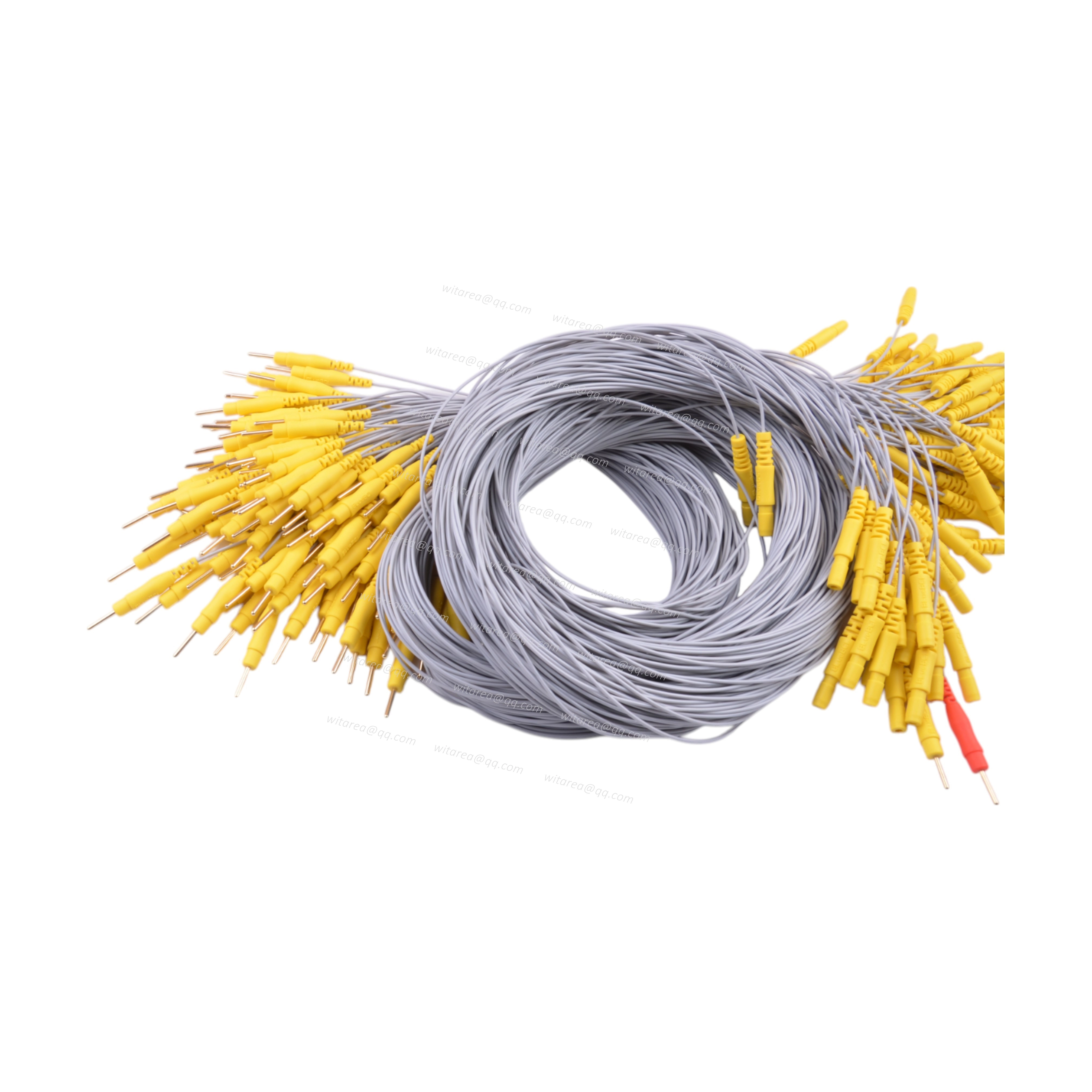 Reusable touchproof male to touchproof female lead extension cables