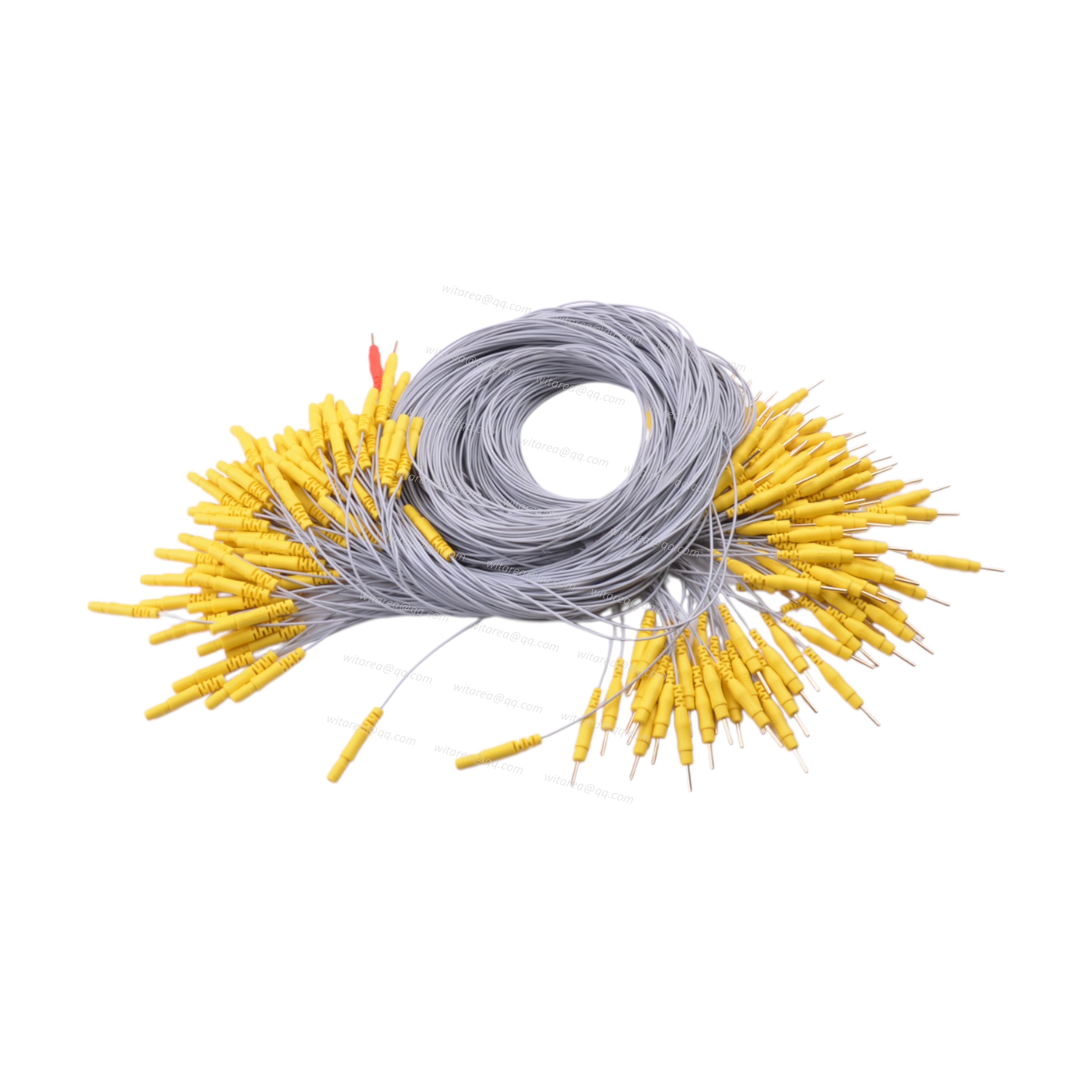 Reusable touchproof male to touchproof female lead extension cables