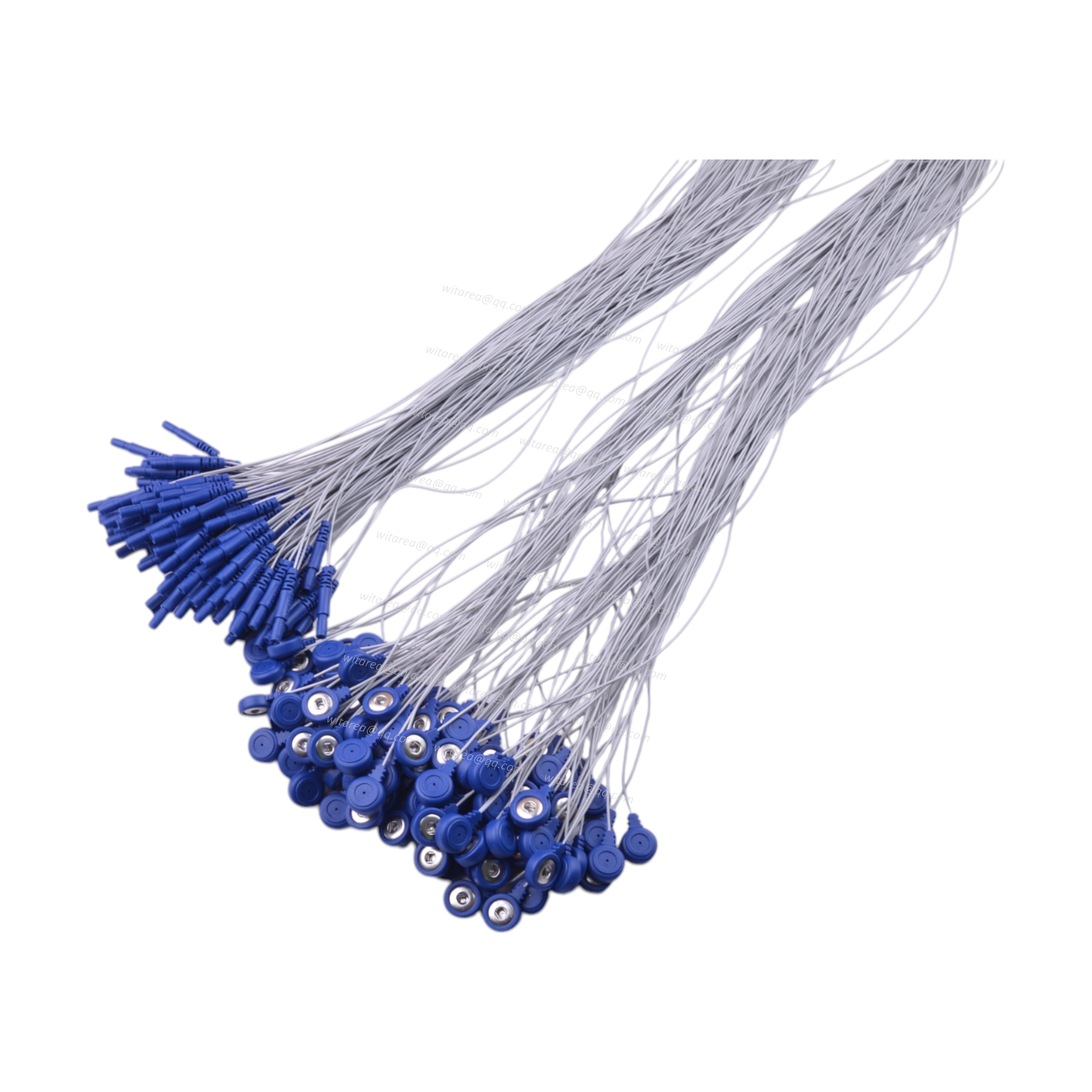 Reusable touchproof female to electrode snap cables