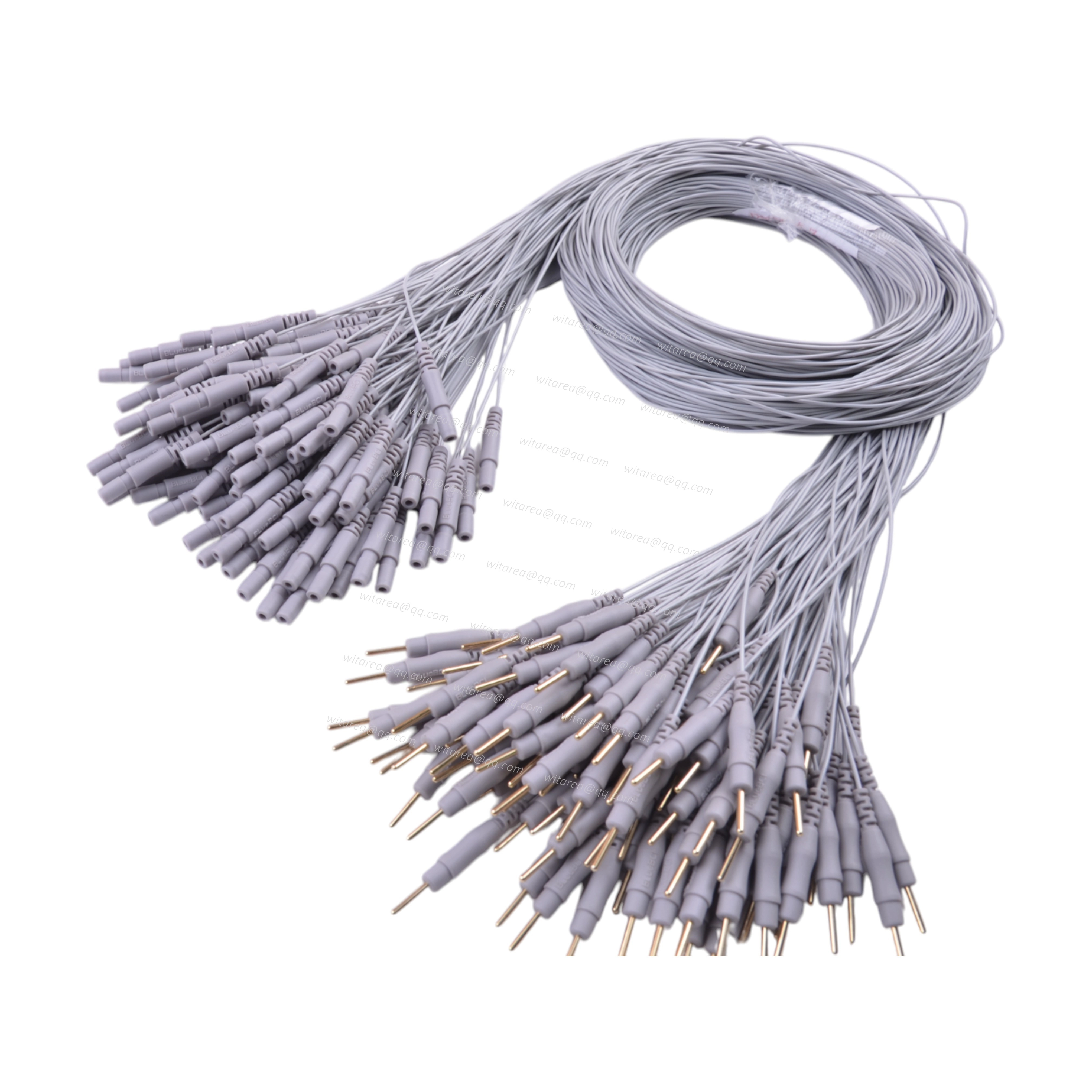Reusable touchproof male to touchproof female lead extension cables