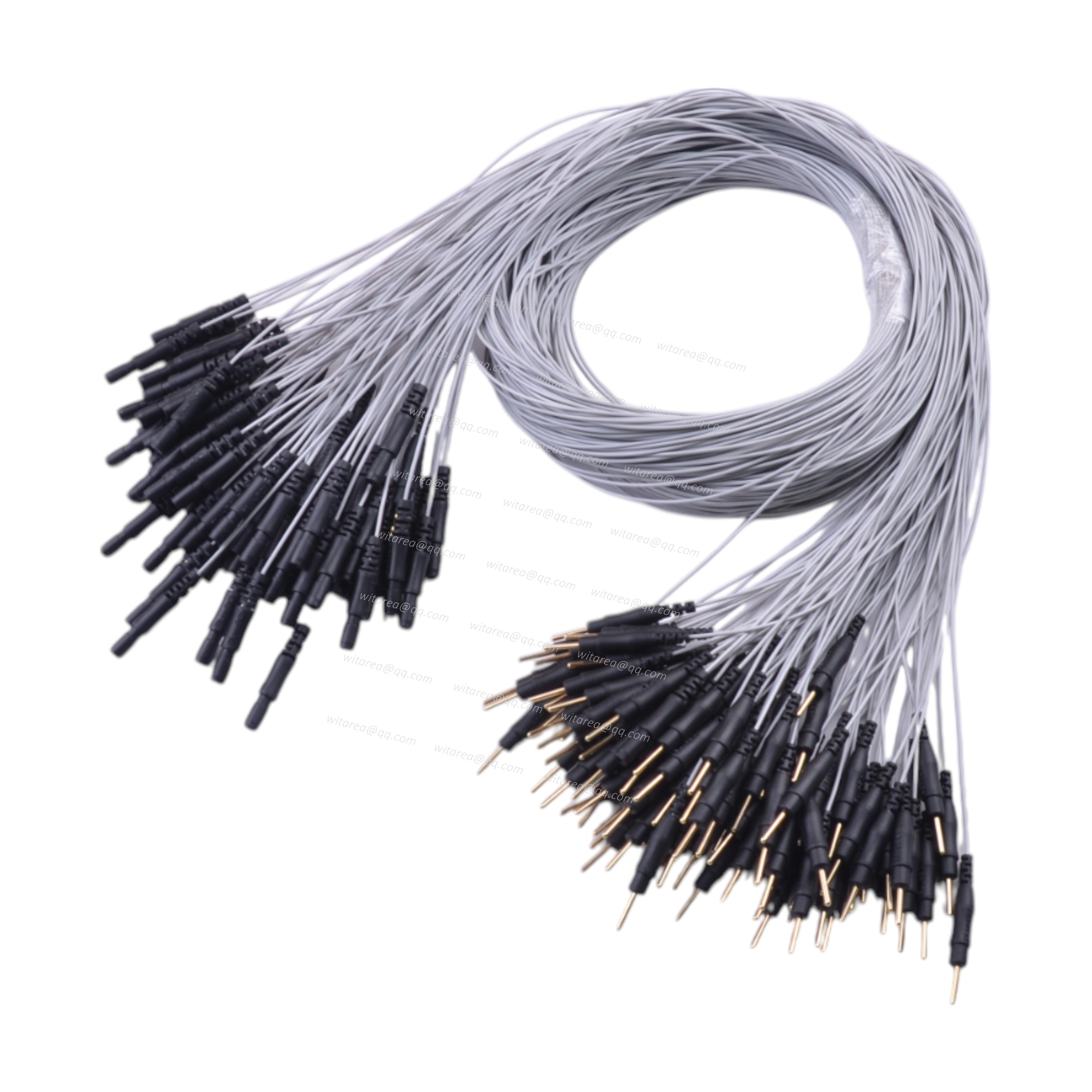Reusable touchproof male to touchproof female lead extension cables